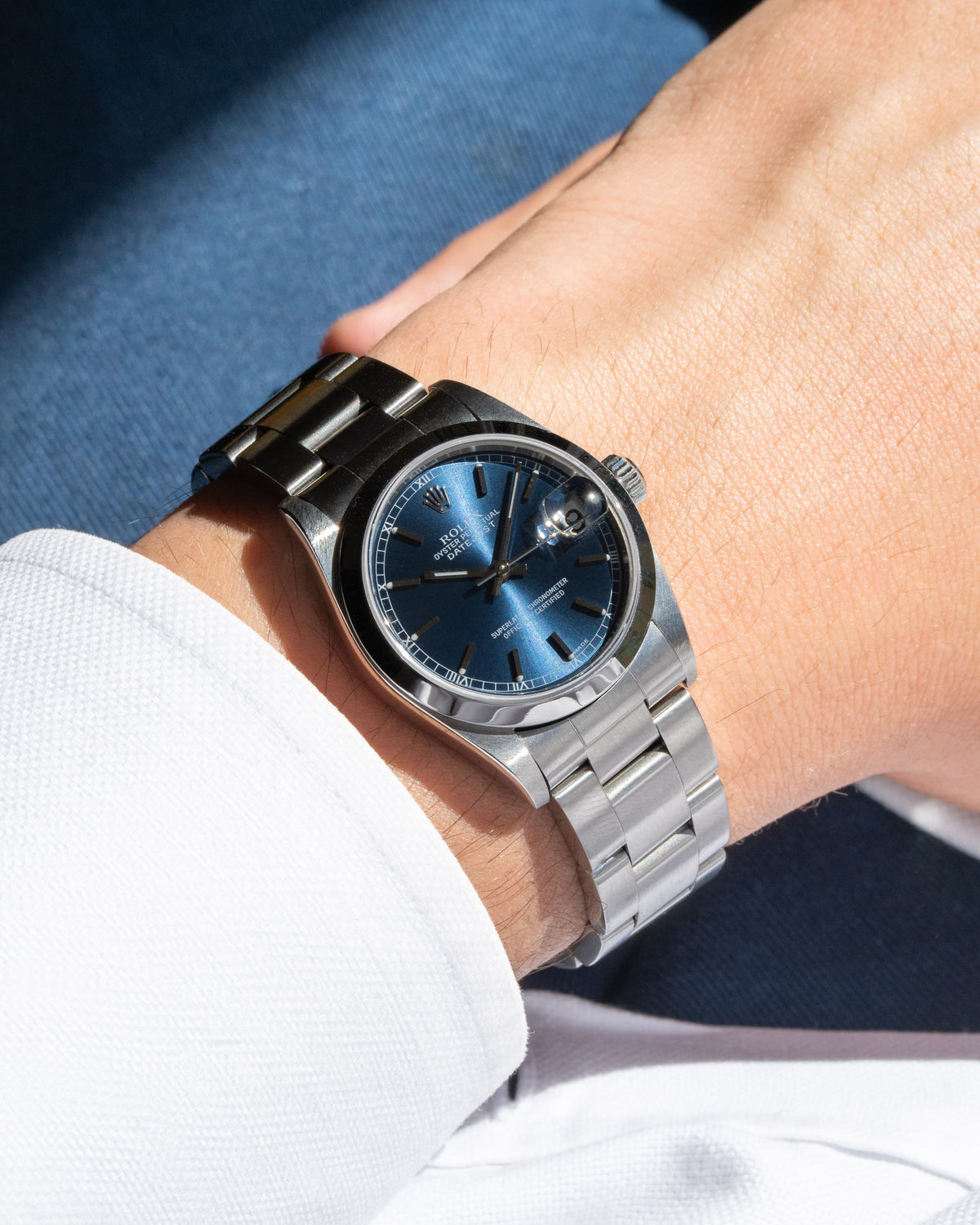 LENC Rolex Datejust 31 réf. 78240 de 2000 – Cadran bleu, Parfait état, Sticker Rolex d’origine - Wristshot