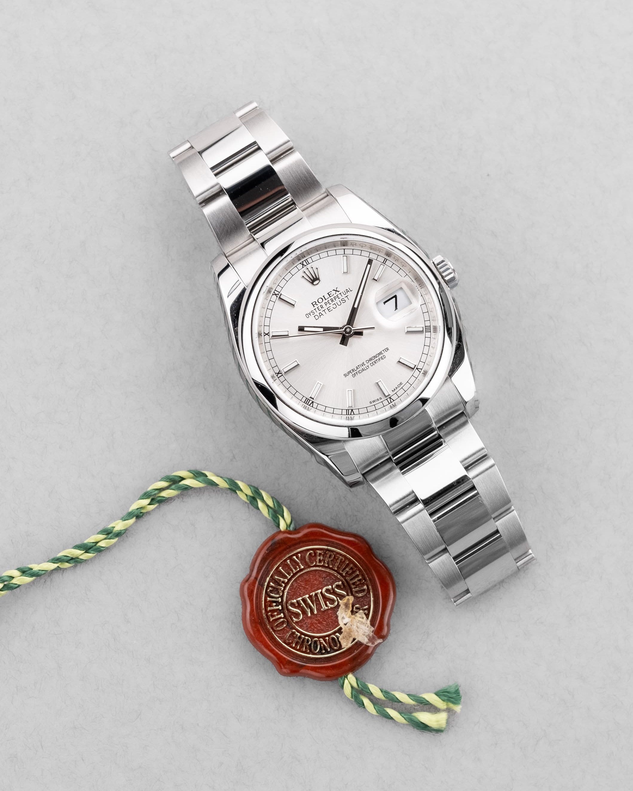 LR58 Rolex Datejust réf. 116200 circa 2015 – Cadran « Silver » - Overview