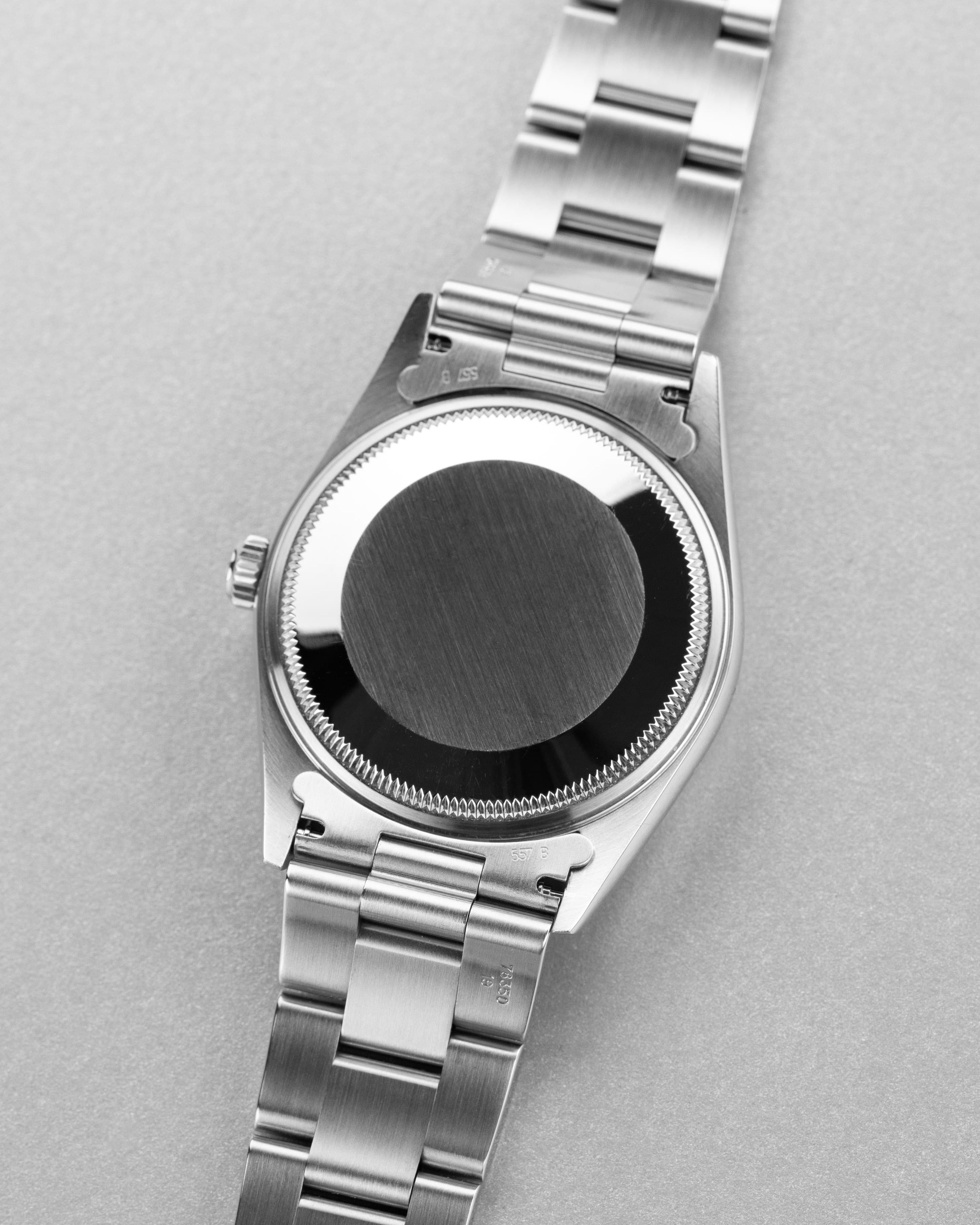 LYH7 Rolex Air-King ref. 14000M del 2006 – Quadrante blu « Explorer 3-6-9 » e Garanzia Rolex - Retro