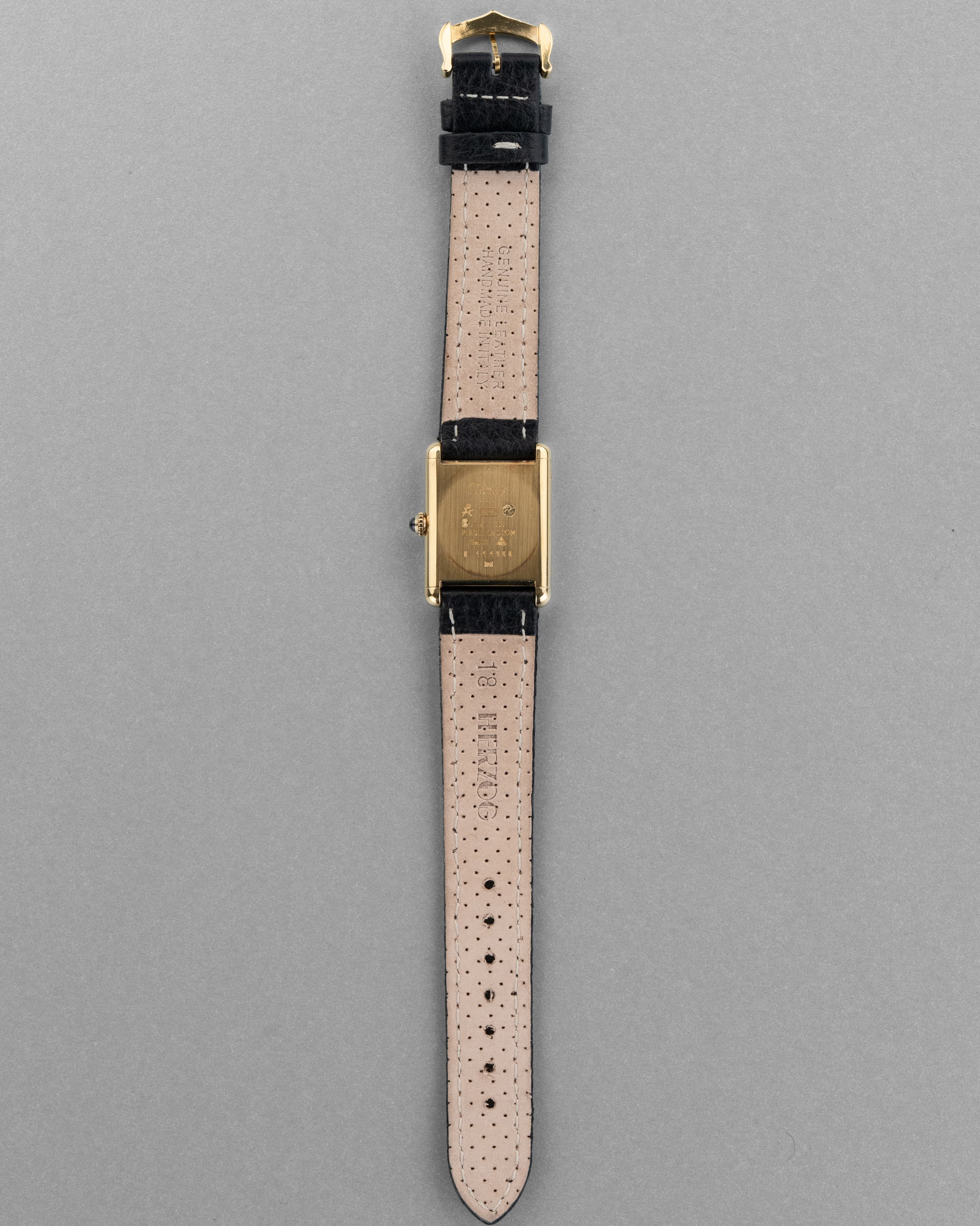 MCAW Cartier Tank Must Mécanique GM 6 «Cream/Ivory Roman Dial», circa 1980 - Panoramica