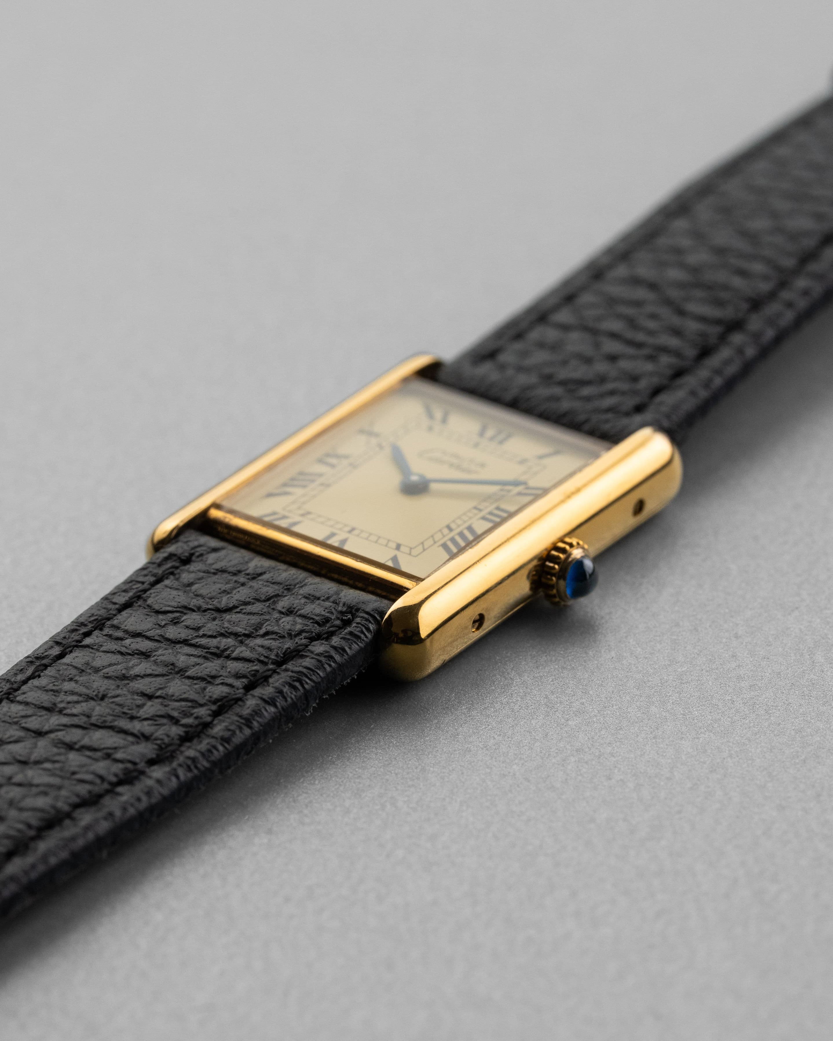 MCAW Cartier Tank Must Mécanique GM 6 «Cream/Ivory Roman Dial», circa 1980 - Lato destro