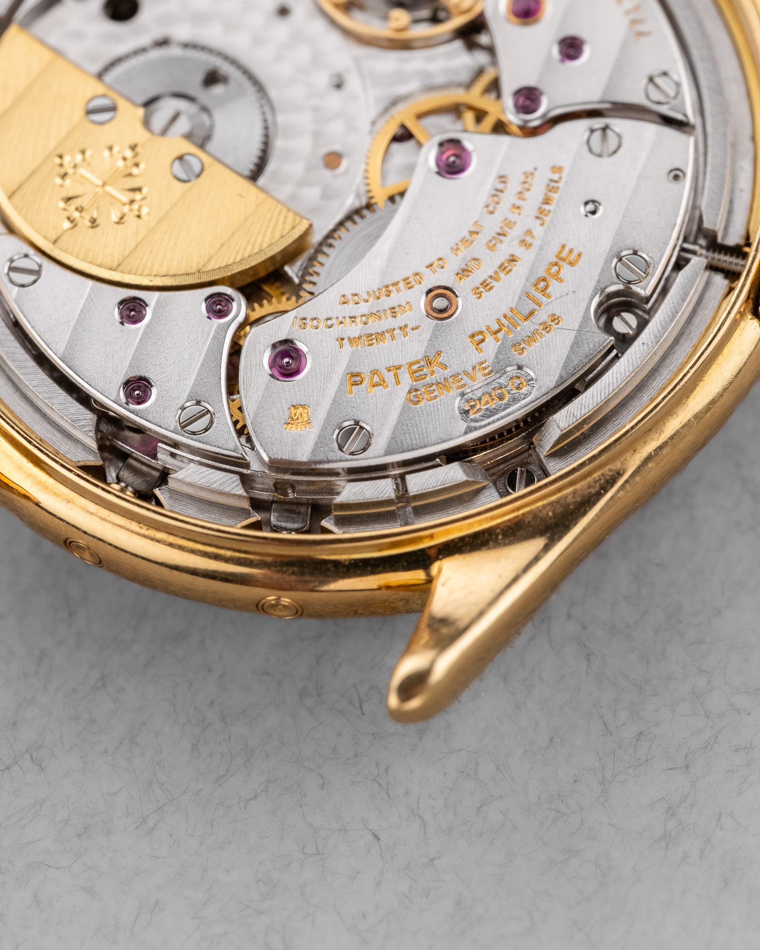 MEFM Rarissime et Exceptionnel Quantième Perpétuel Patek Philippe réf. 3940J « Doré Dial » de 1988 – Full Set - Movement