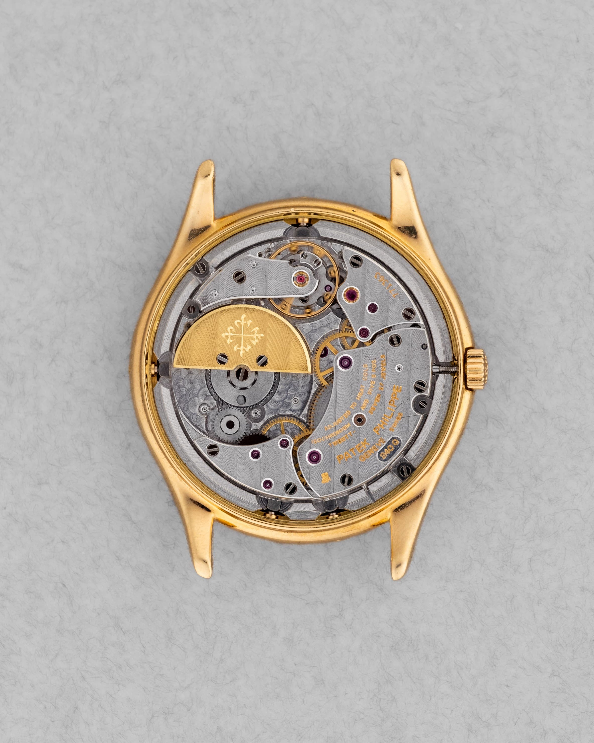 MEFM Rarissime et Exceptionnel Quantième Perpétuel Patek Philippe réf. 3940J « Doré Dial » de 1988 – Full Set - Movement