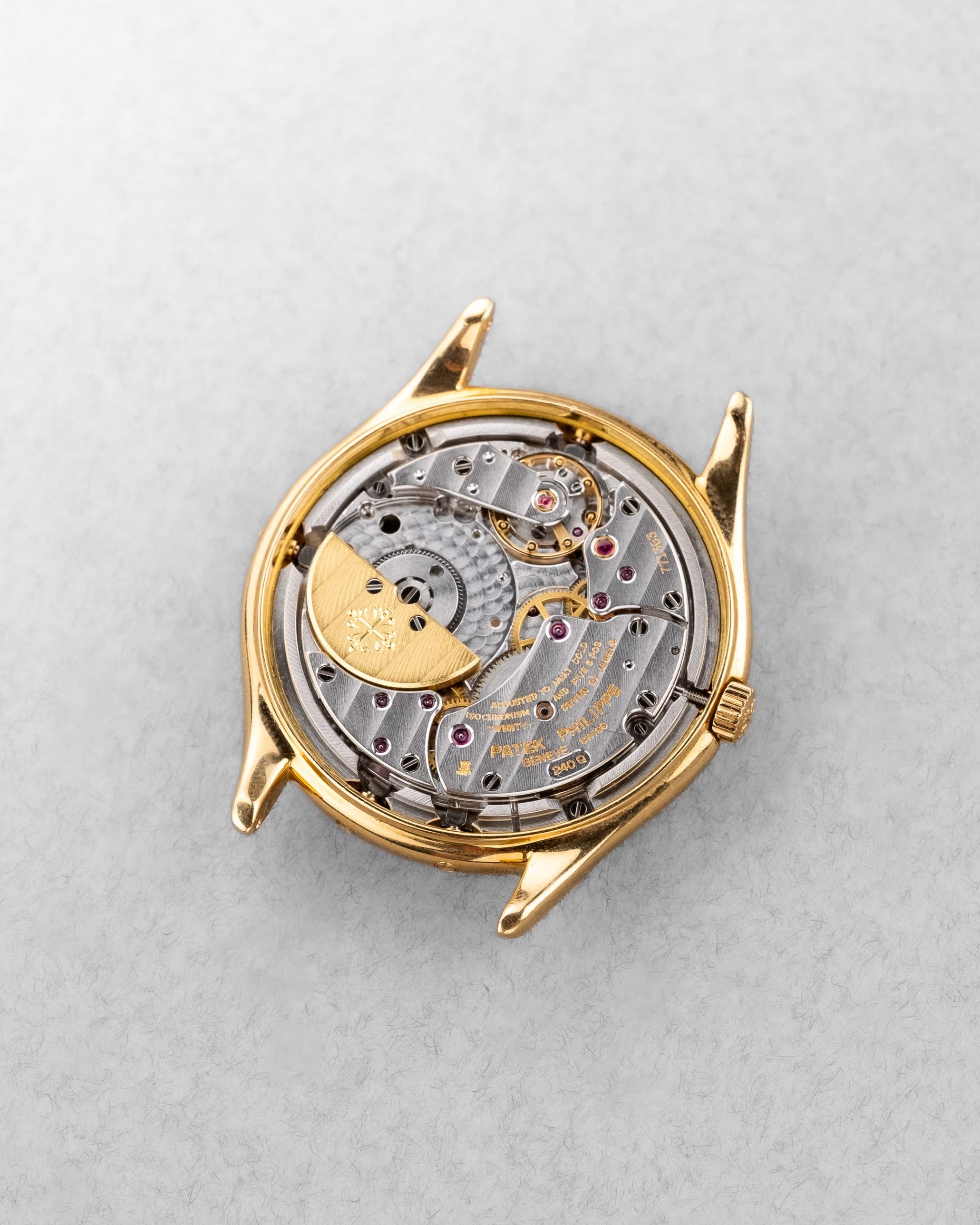 MEFM Rarissime et Exceptionnel Quantième Perpétuel Patek Philippe réf. 3940J « Doré Dial » de 1988 – Full Set - Movement