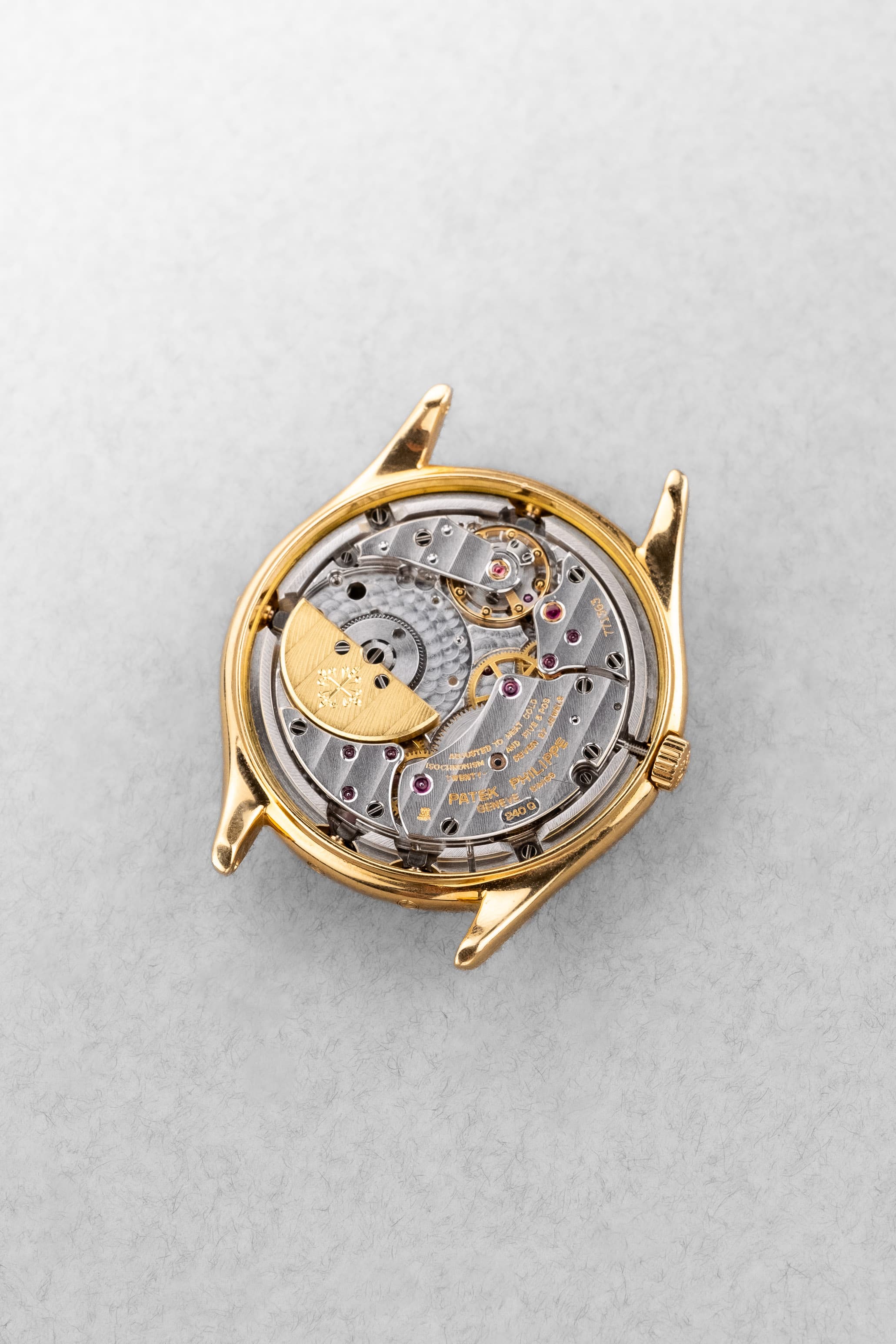 MEFM 極為罕見且非凡的 Patek Philippe 萬年曆 型號 3940J「Doré Dial」1988 年腕錶——Full Set - 機芯