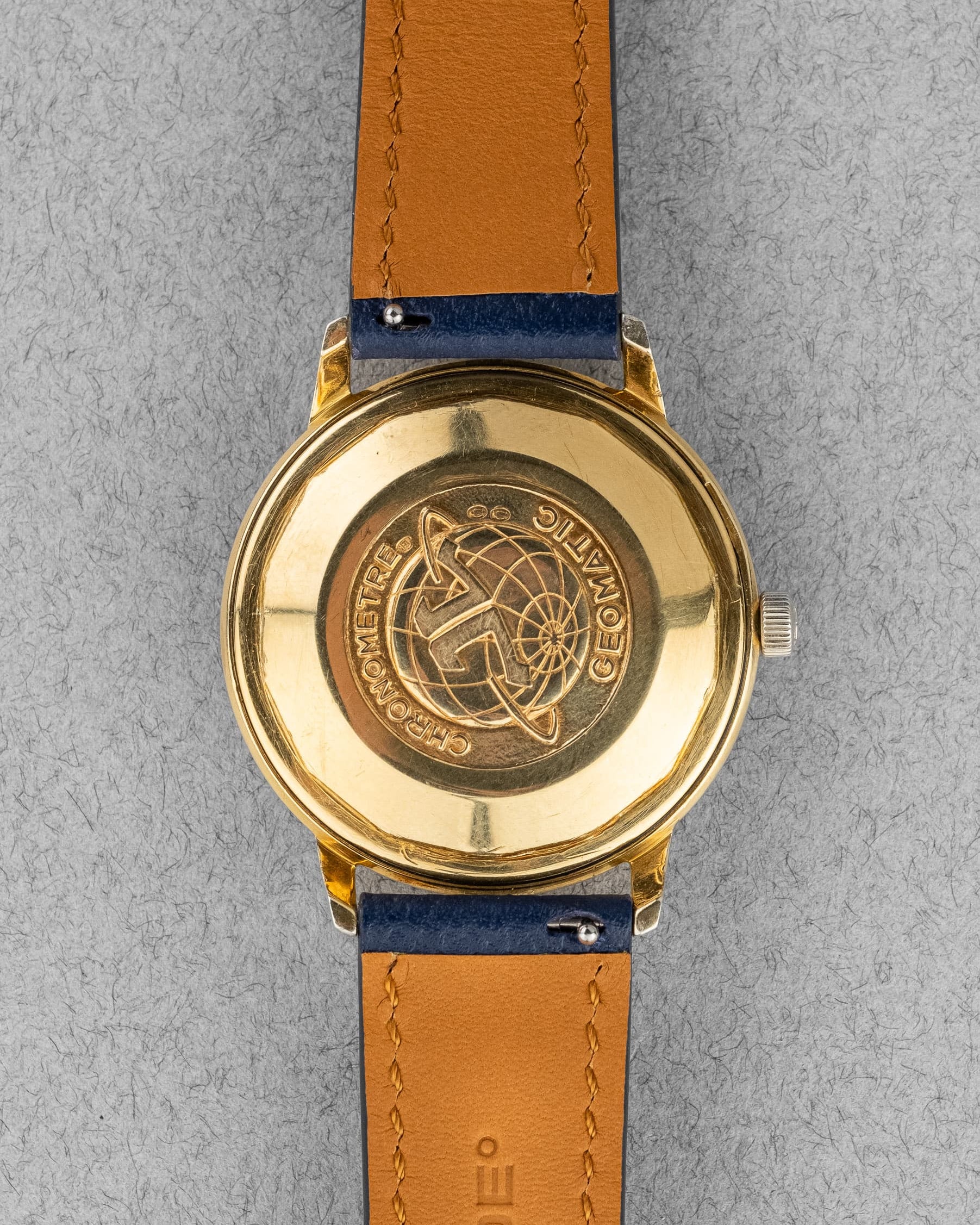 MQGK Rare Jaeger-LeCoultre Geomatic E 398 Full Collector Set en or jaune de 1968 - Back