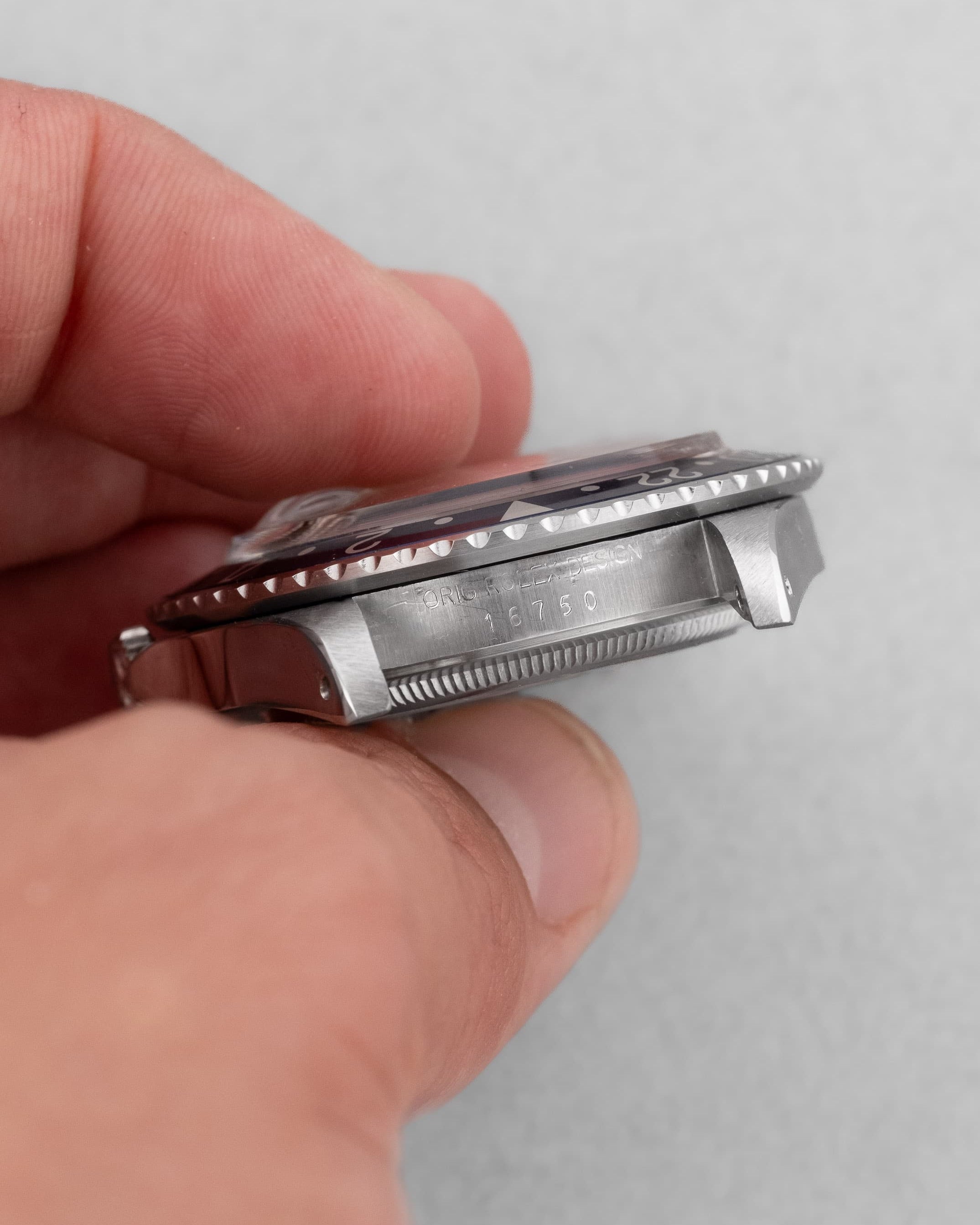 MTYT Rolex GMT-Master réf. 16750 « Pepsi » de 1983 – Cadran « Mark 1 » + Patine - Lugs - Reference