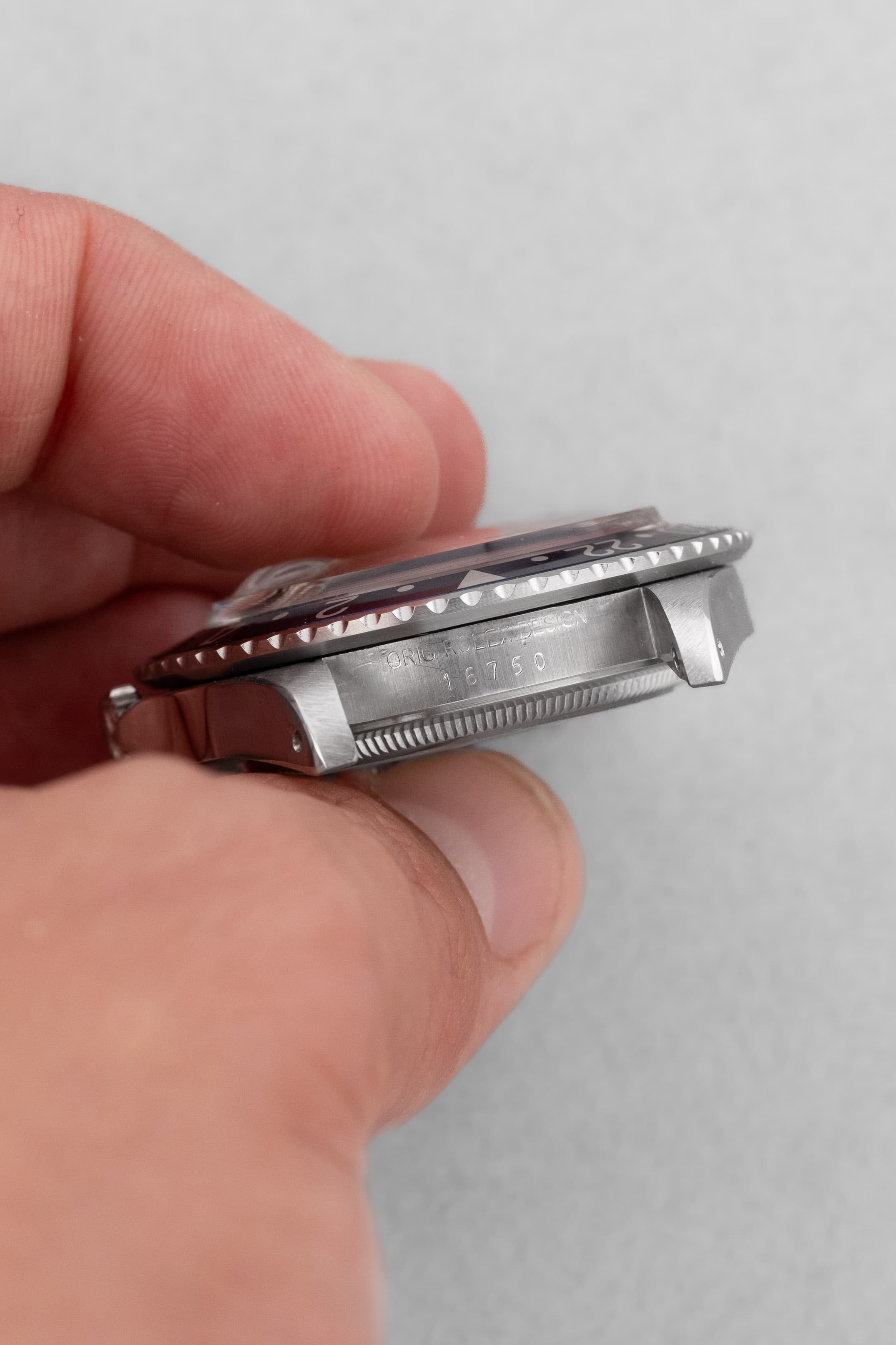 MTYT Rolex GMT-Master réf. 16750 « Pepsi » de 1983 – Cadran « Mark 1 » + Patine - Lugs - Reference