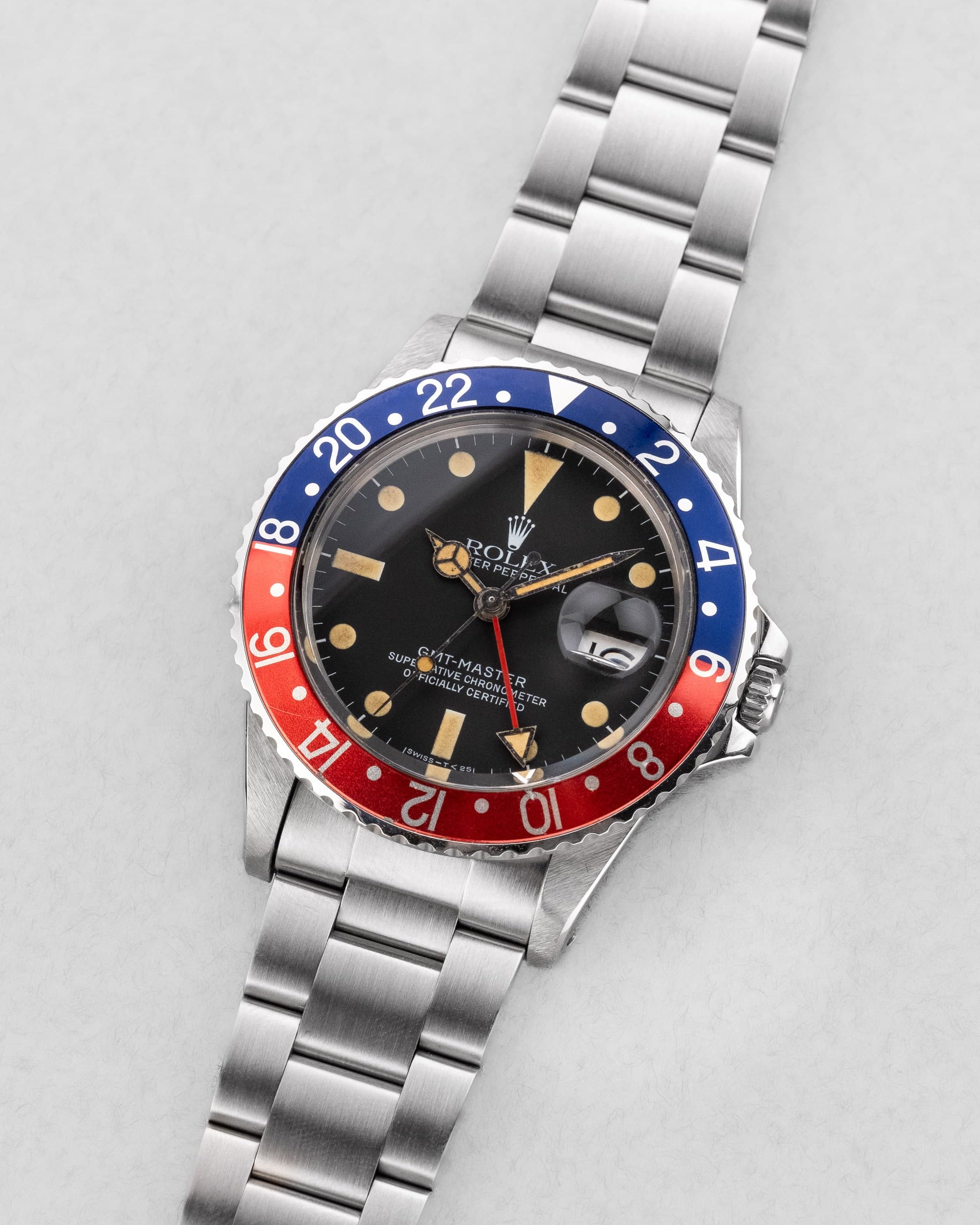 MTYT Rolex GMT-Master réf. 16750 « Pepsi » de 1983 – Cadran « Mark 1 » + Patine - Three Quarters