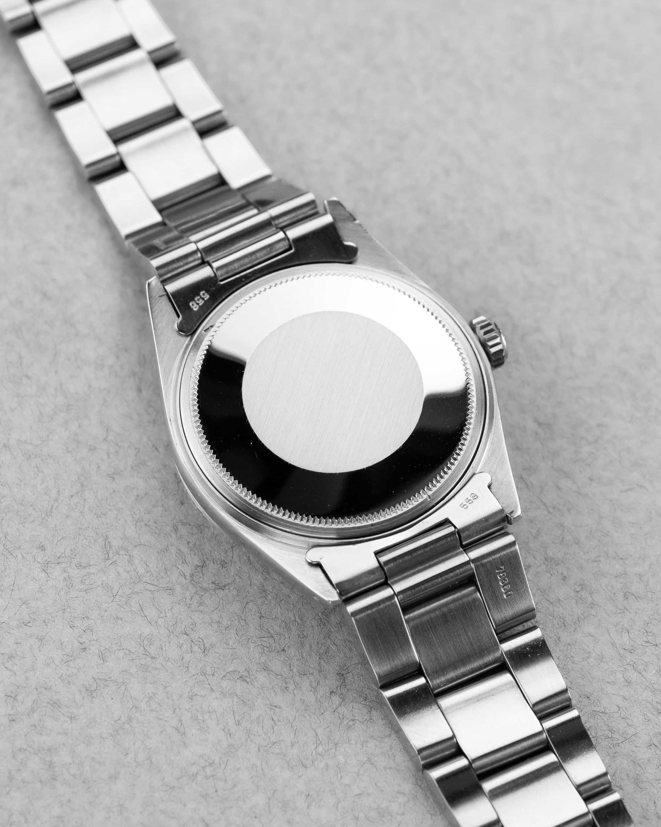 MVQY Rolex Datejust 1600 « Bleu Sigma » de 1971 - Back