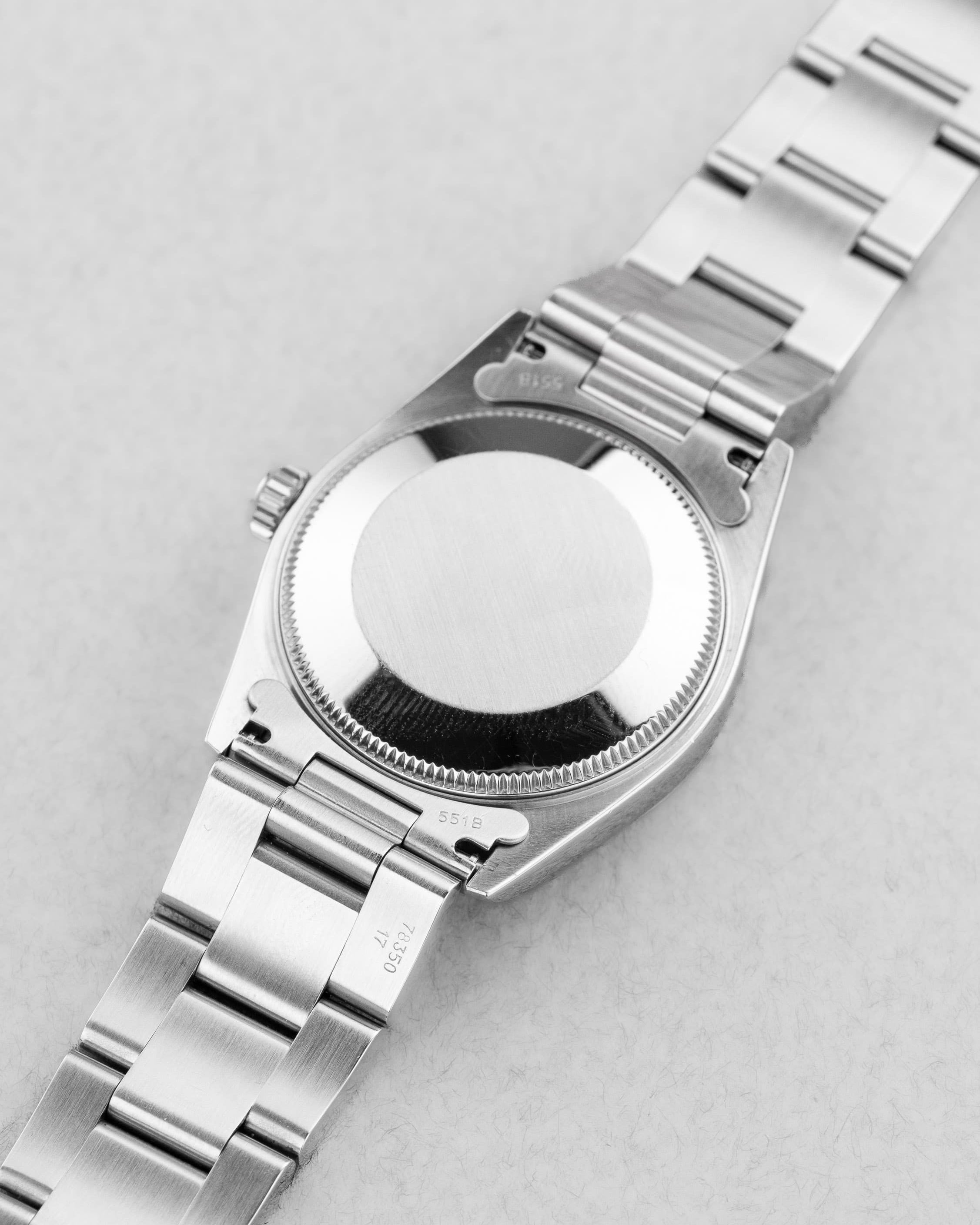 MY8S Rolex Oyster Perpetual 31 réf. 77080 de 2002 – Cadran noir à index bâtons + Full Set - Back