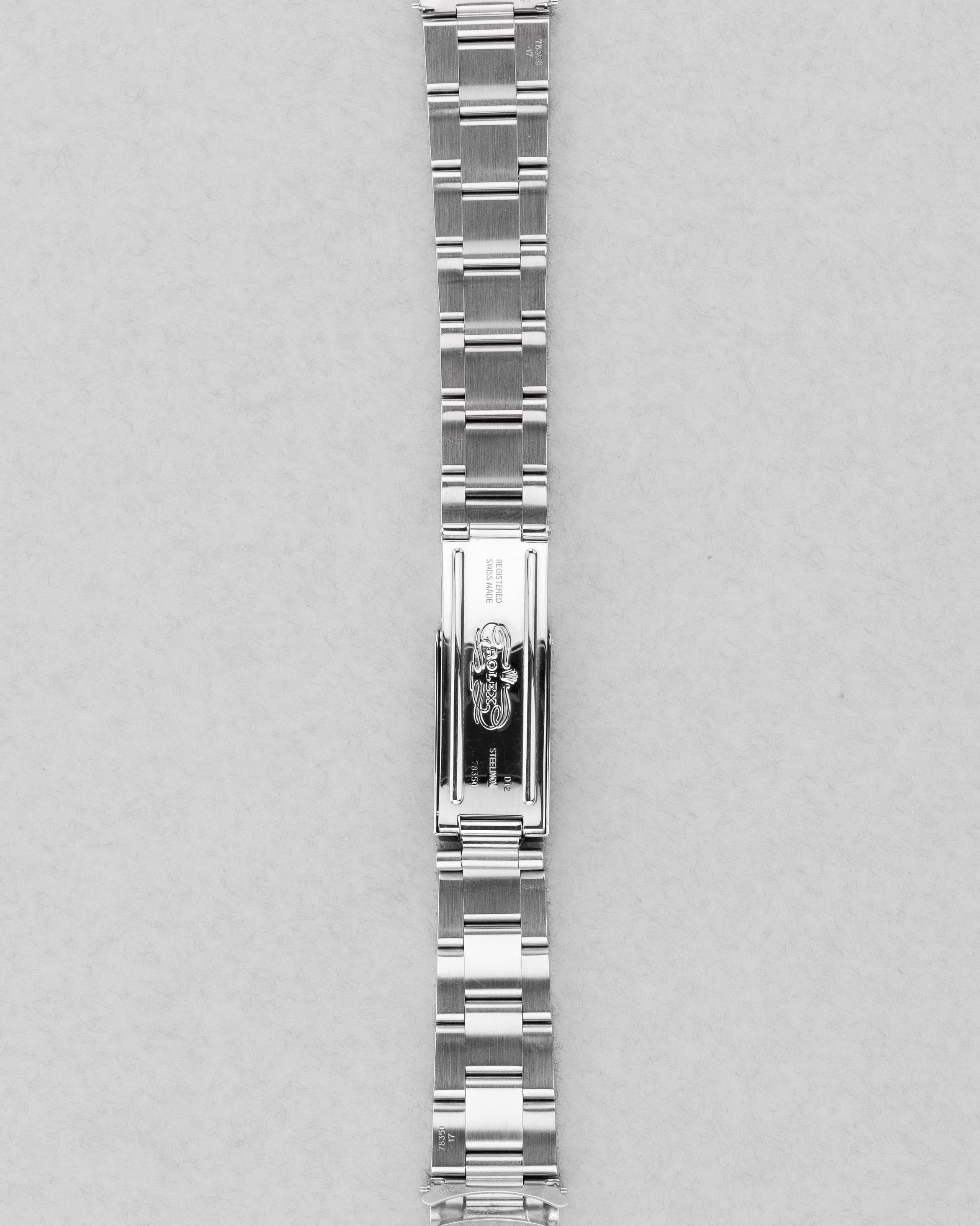 MY8S Rolex Oyster Perpetual 31 réf. 77080 de 2002 – Cadran noir à index bâtons + Full Set - Bracelet Front