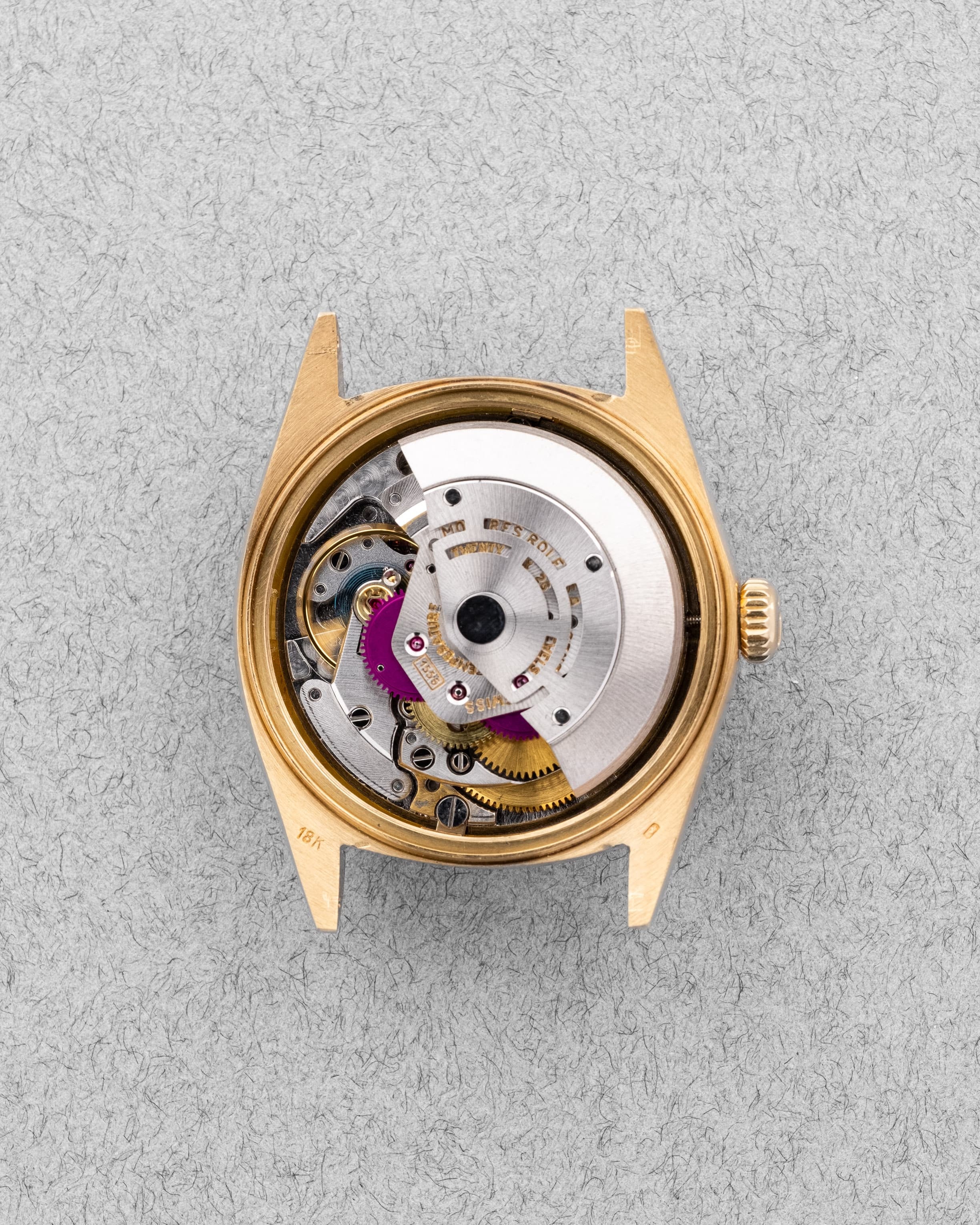 N1CH Superbe et Rare Rolex Day-Date 1803 « Red Quarters » de 1970 - Movement