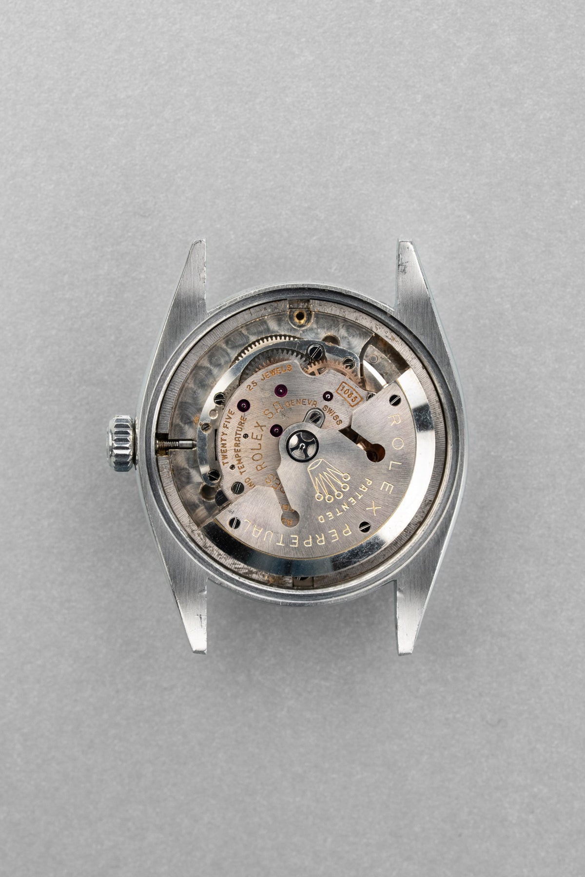 NA1Z Rolex Datejust ref. 6605 스틸, 1959년 – 경이로운 「Tropical」 다이얼 - 무브먼트