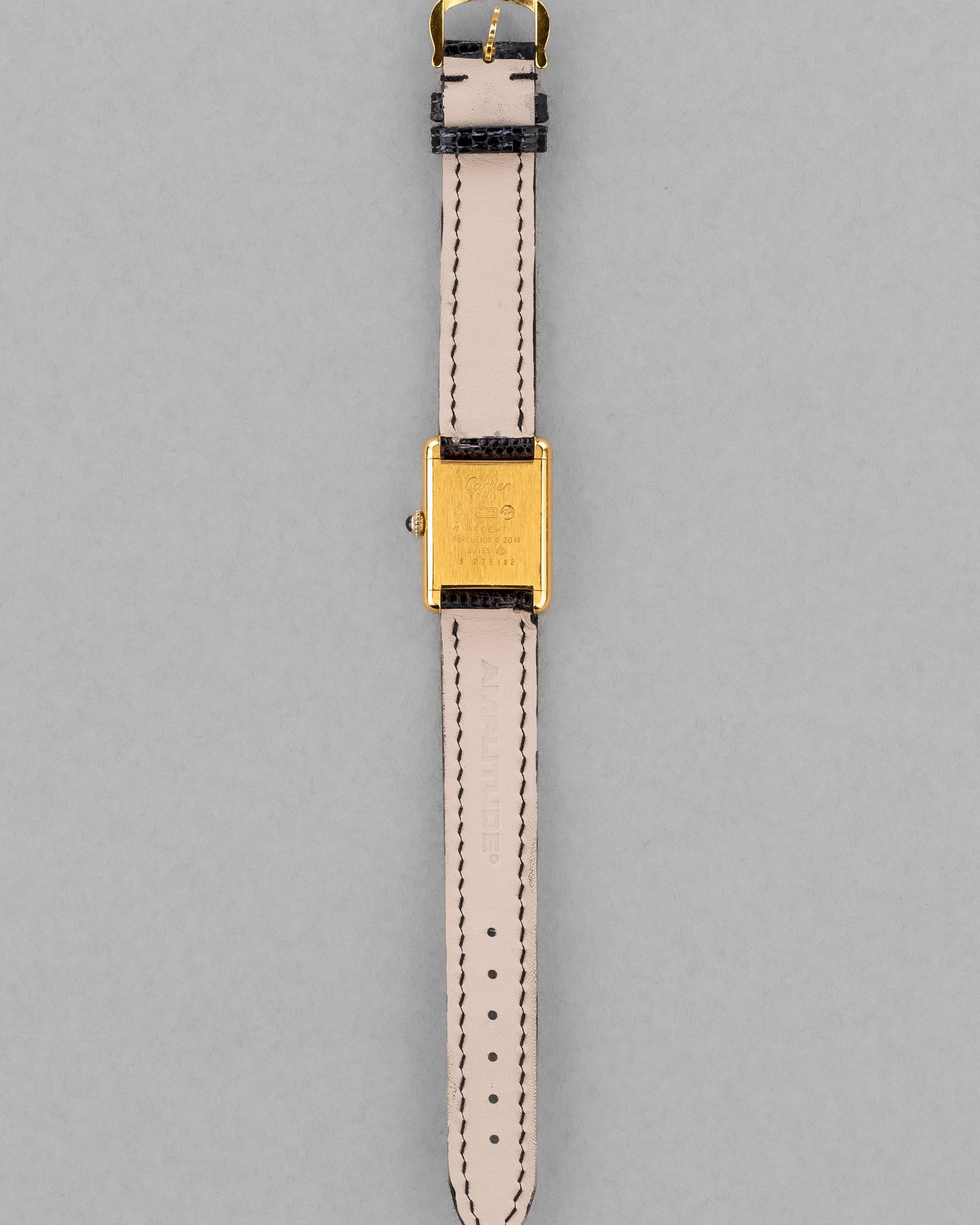 P5PN Cartier Tank Must Mécanique PM 3 Lady « Black Roman Dial » - Overview