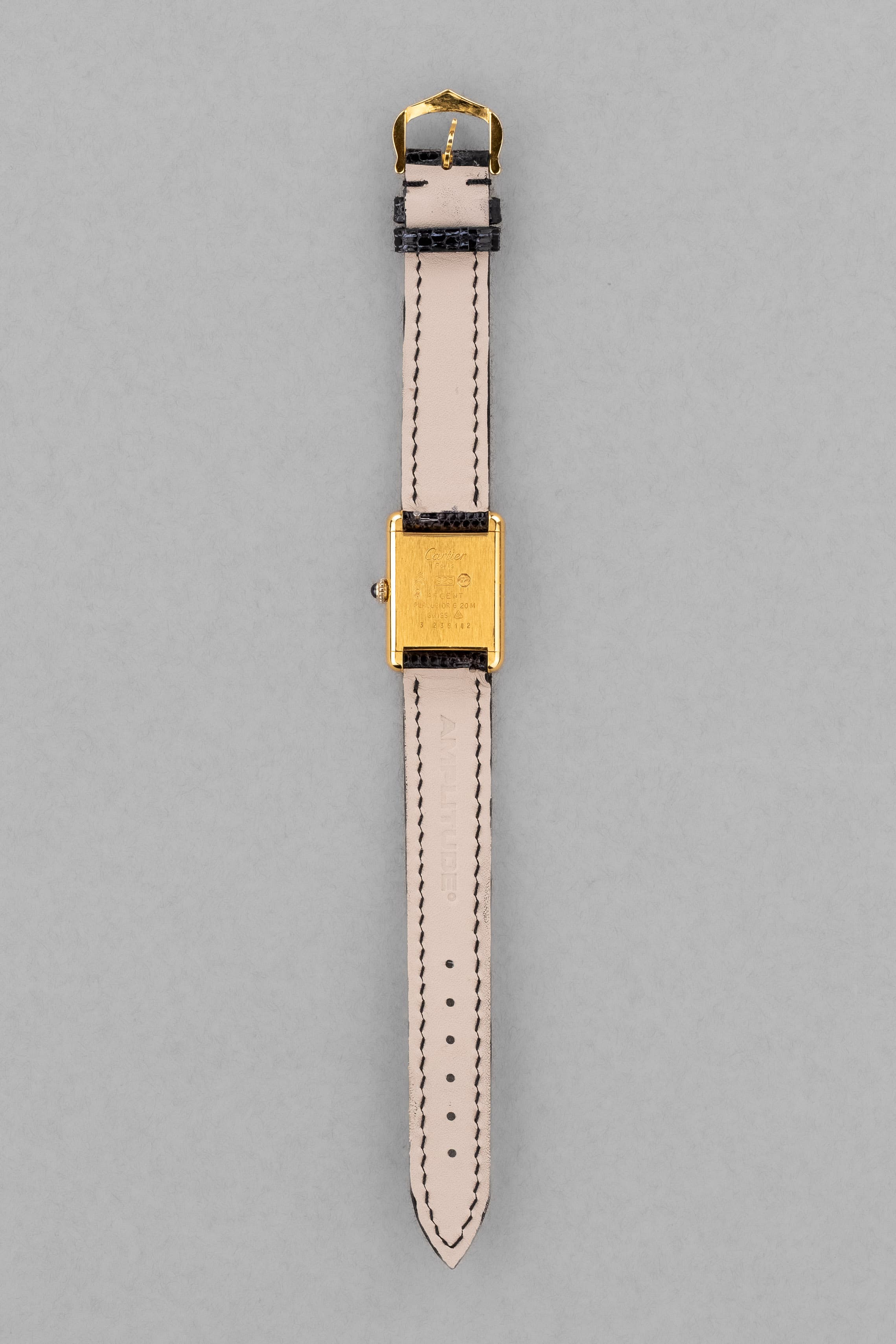 P5PN Cartier Tank Must Mécanique PM 3 Lady « Black Roman Dial » - Overview