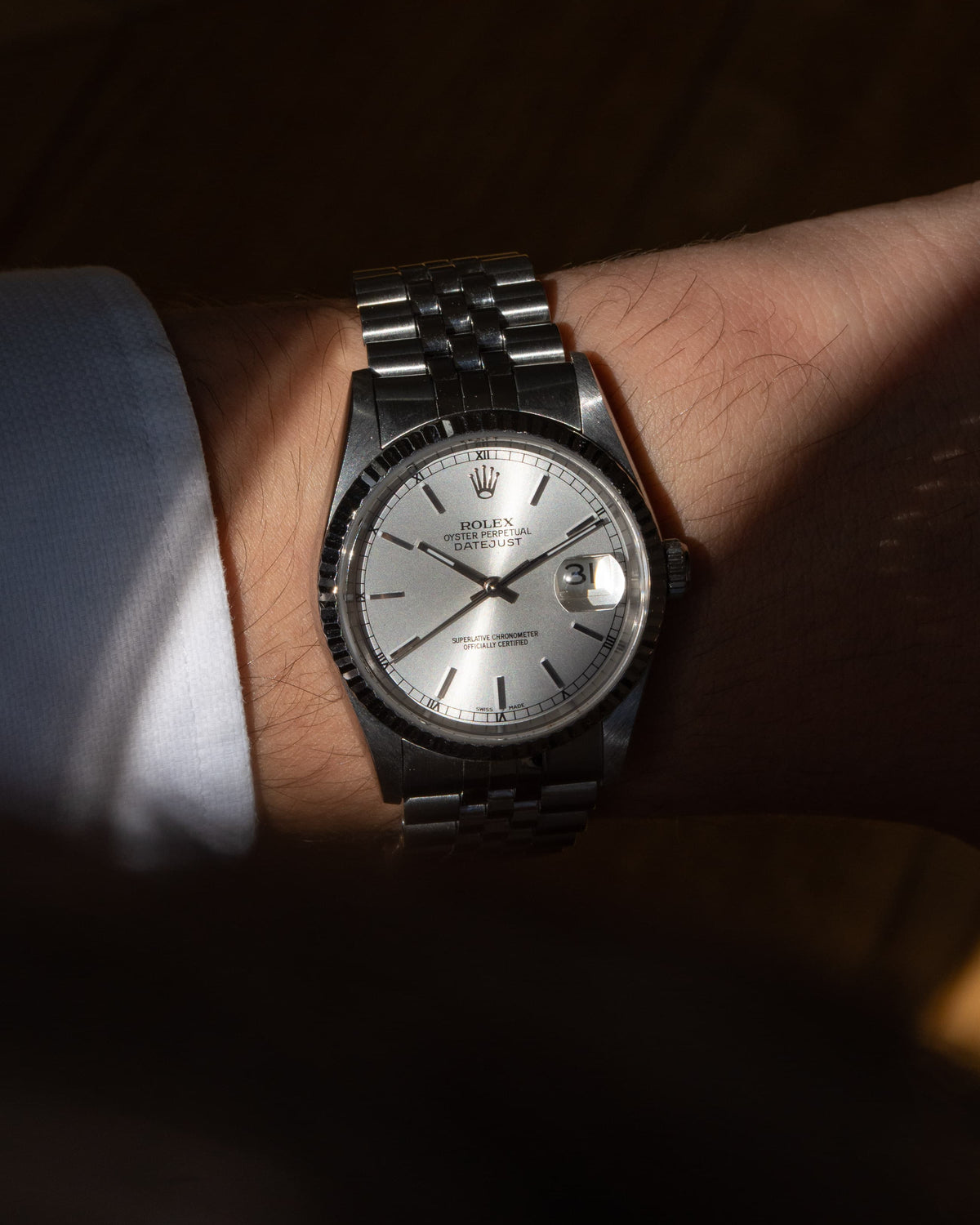 PV7E Rolex Datejust réf. 16234 « Silver » de 2000 – Carte de Garantie NFC Rolex - Wristshot