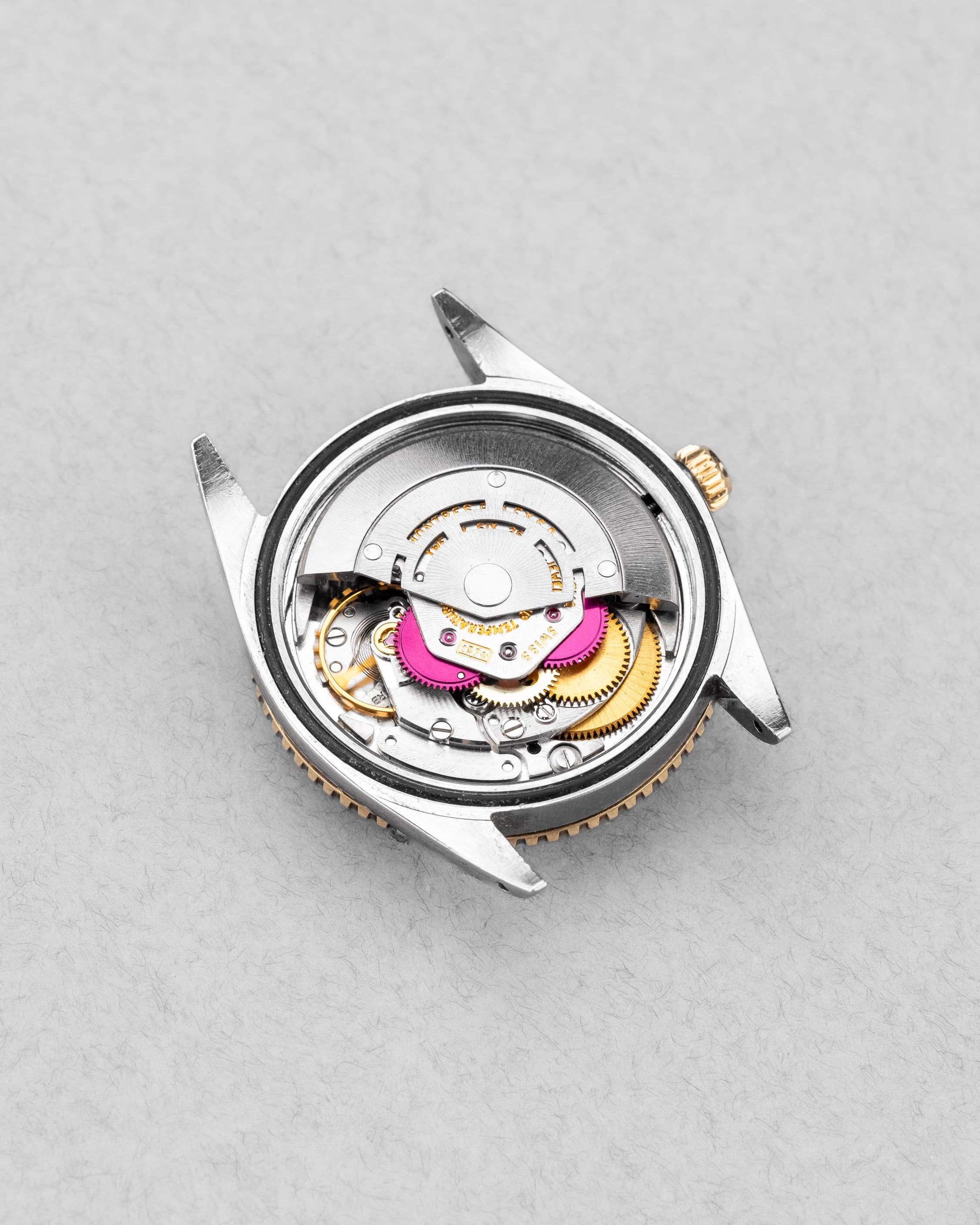 PVMQ Rolex Datejust Turn-O-Graph « Thunderbird » réf. 1625 en acier et or jaune, de 1971 - Movement