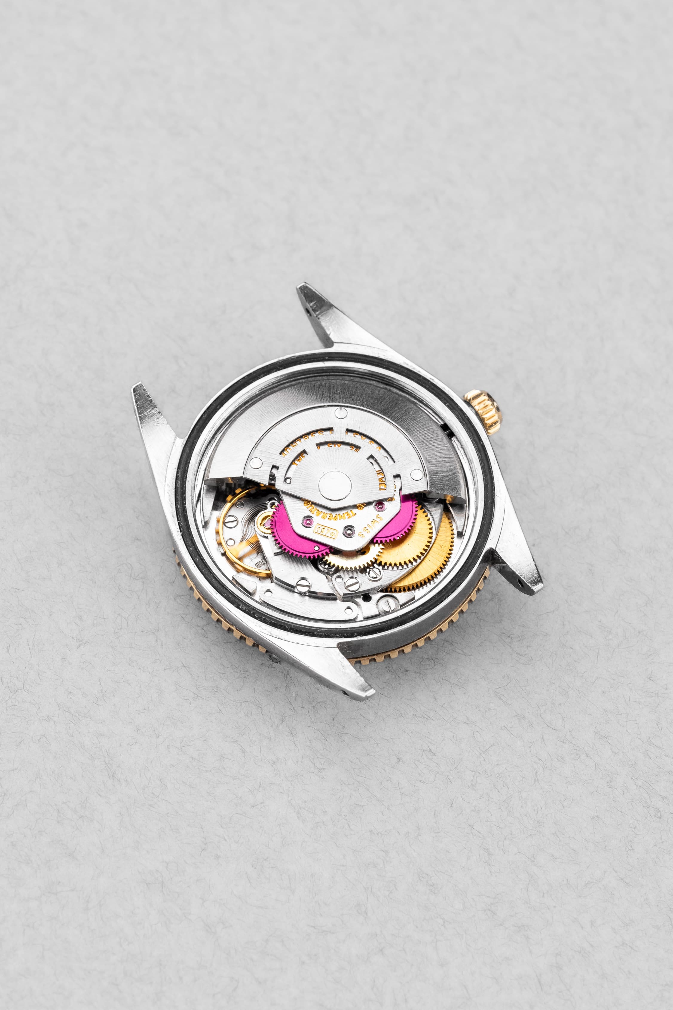 PVMQ Rolex Datejust Turn-O-Graph « Thunderbird » réf. 1625 en acier et or jaune, de 1971 - Movement