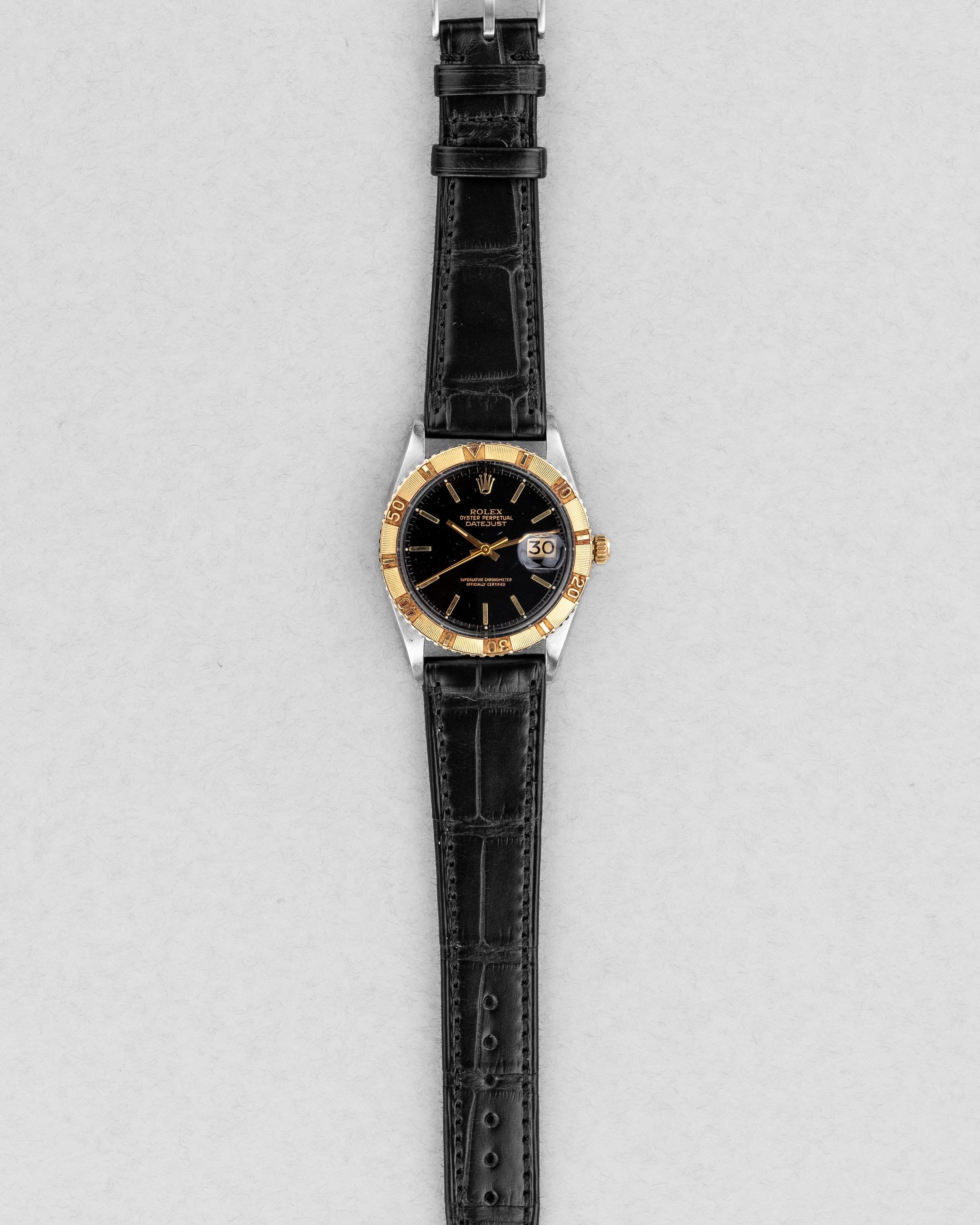 PVMQ Rolex Datejust Turn-O-Graph « Thunderbird » réf. 1625 en acier et or jaune, de 1971 - Overview