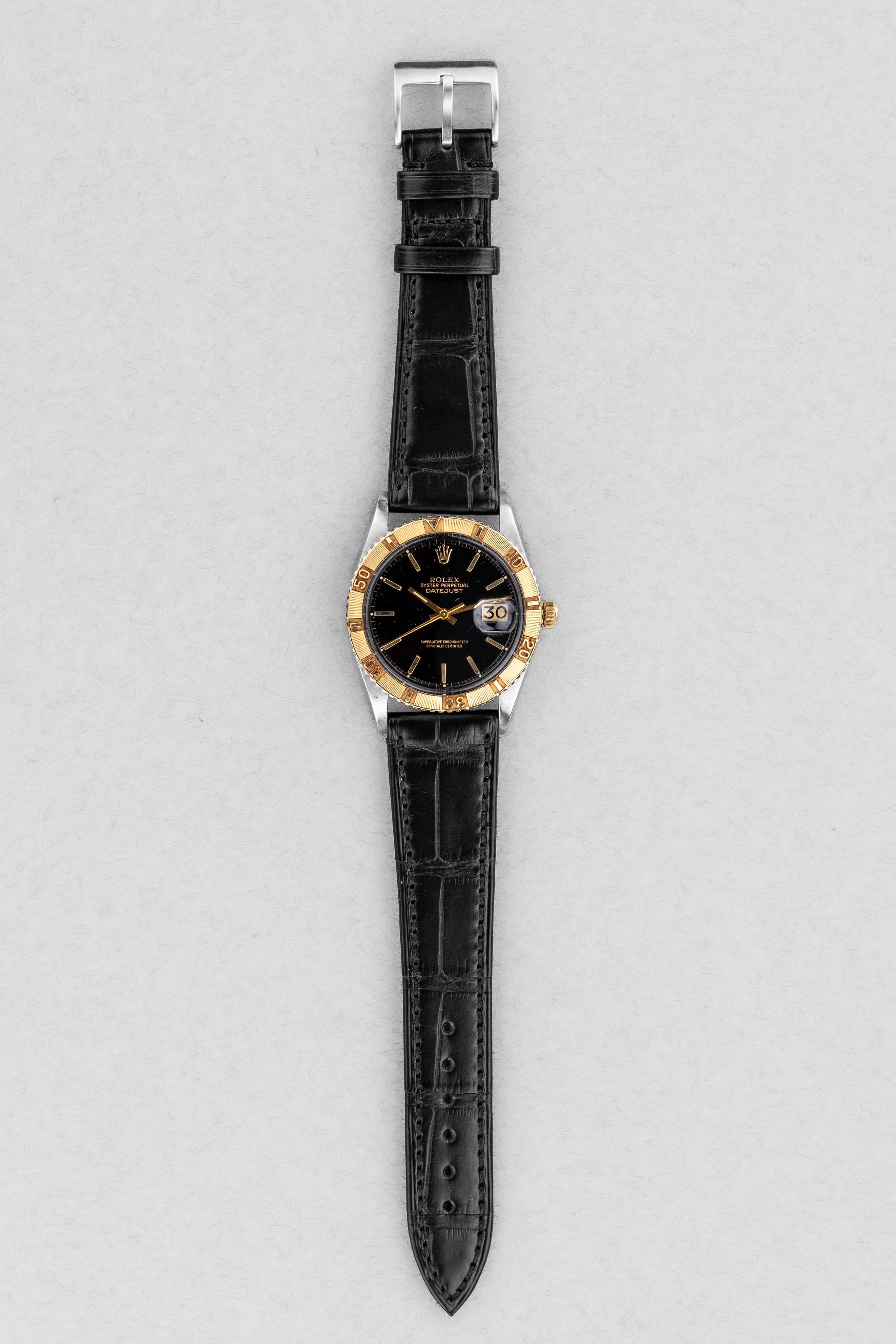 PVMQ Rolex Datejust Turn-O-Graph « Thunderbird » réf. 1625 en acier et or jaune, de 1971 - Overview