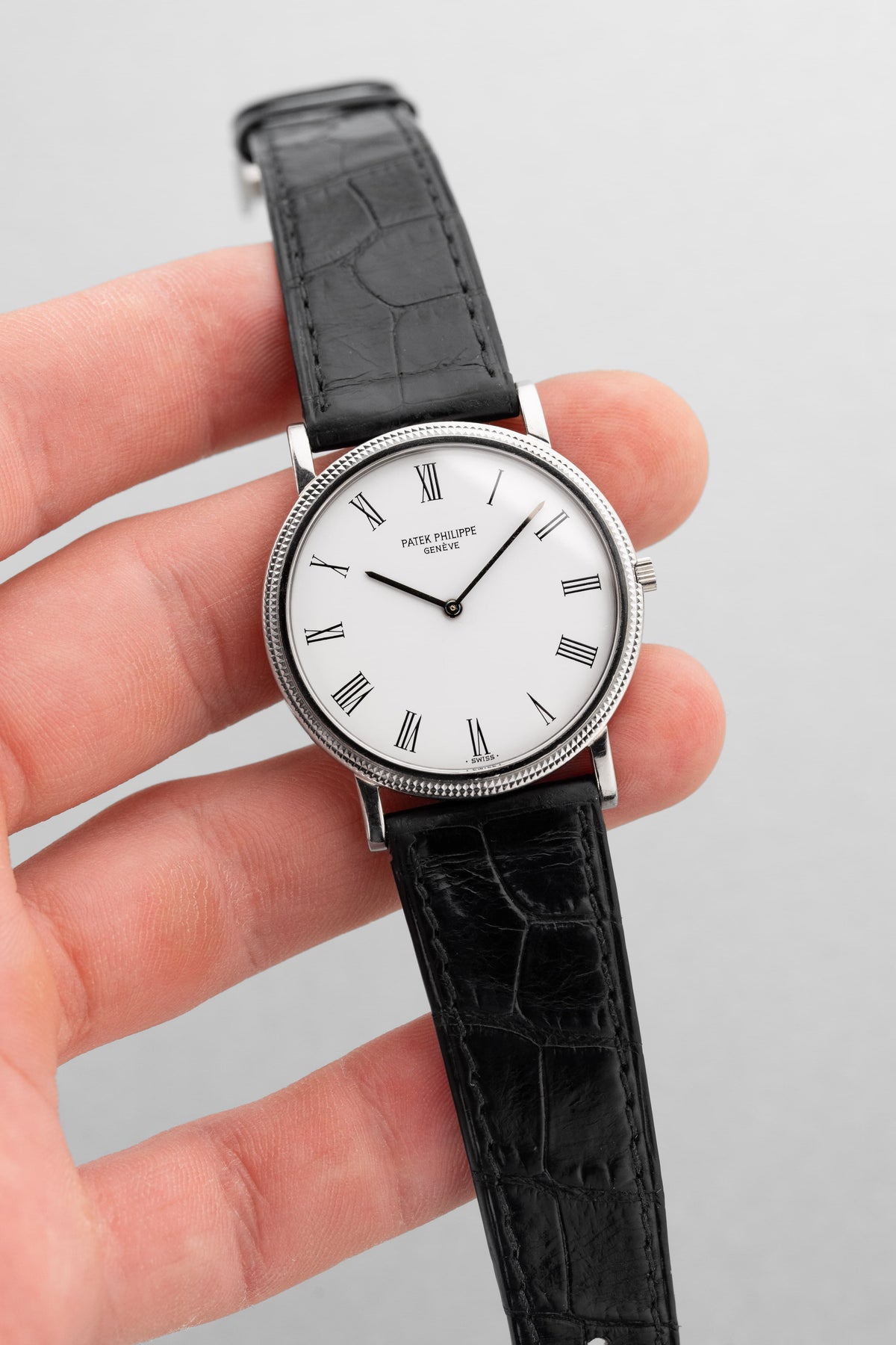 PYWT Patek Philippe Calatrava「Clous de Paris」ref. 3520D ホワイトゴールド、1986年頃 - 全体