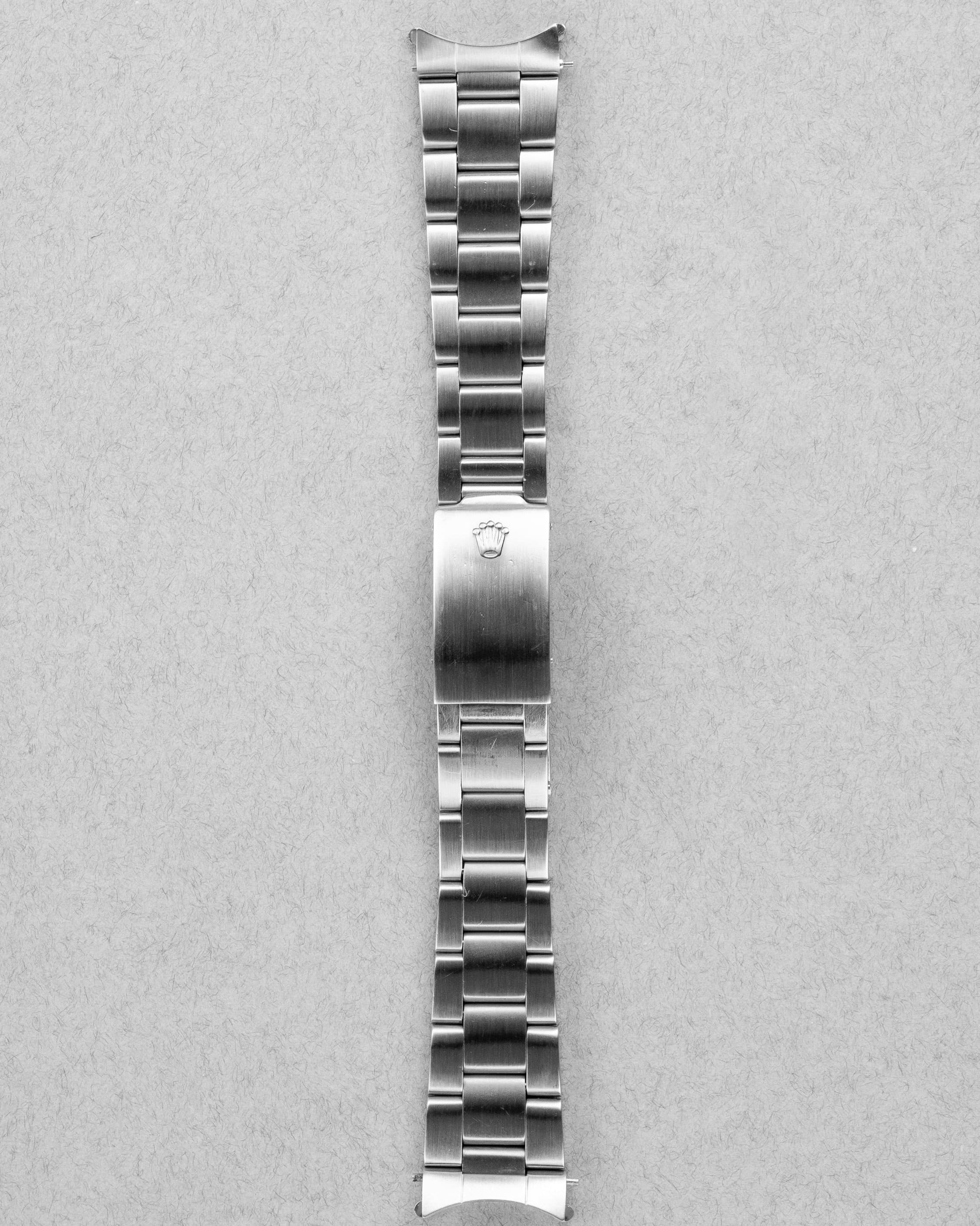 Q8UG Superbe Rolex Explorer 1016 Mark 3 « Pumpkin Patina » - Bracelet Front