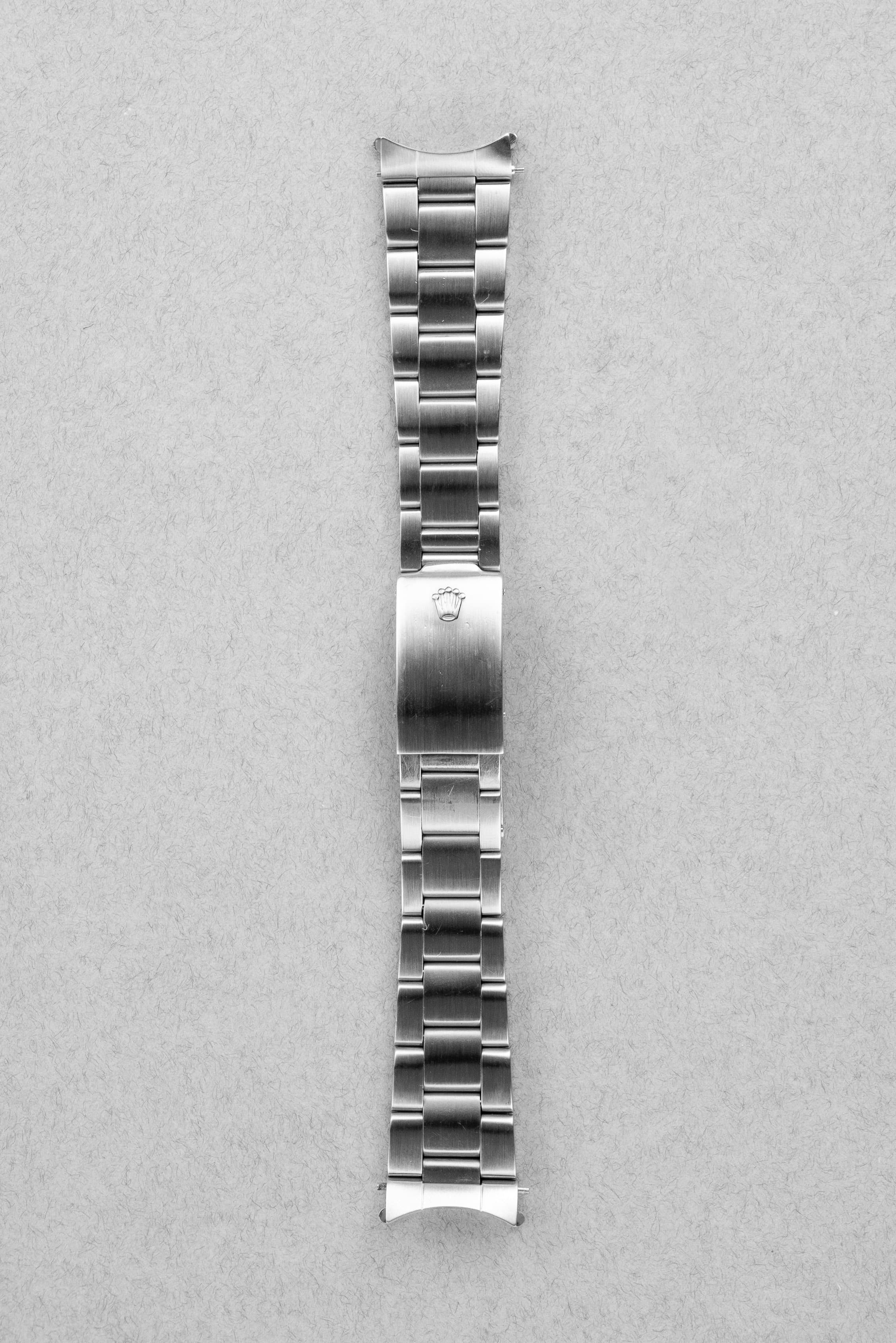 Q8UG Superbe Rolex Explorer 1016 Mark 3 « Pumpkin Patina » - Bracelet Front