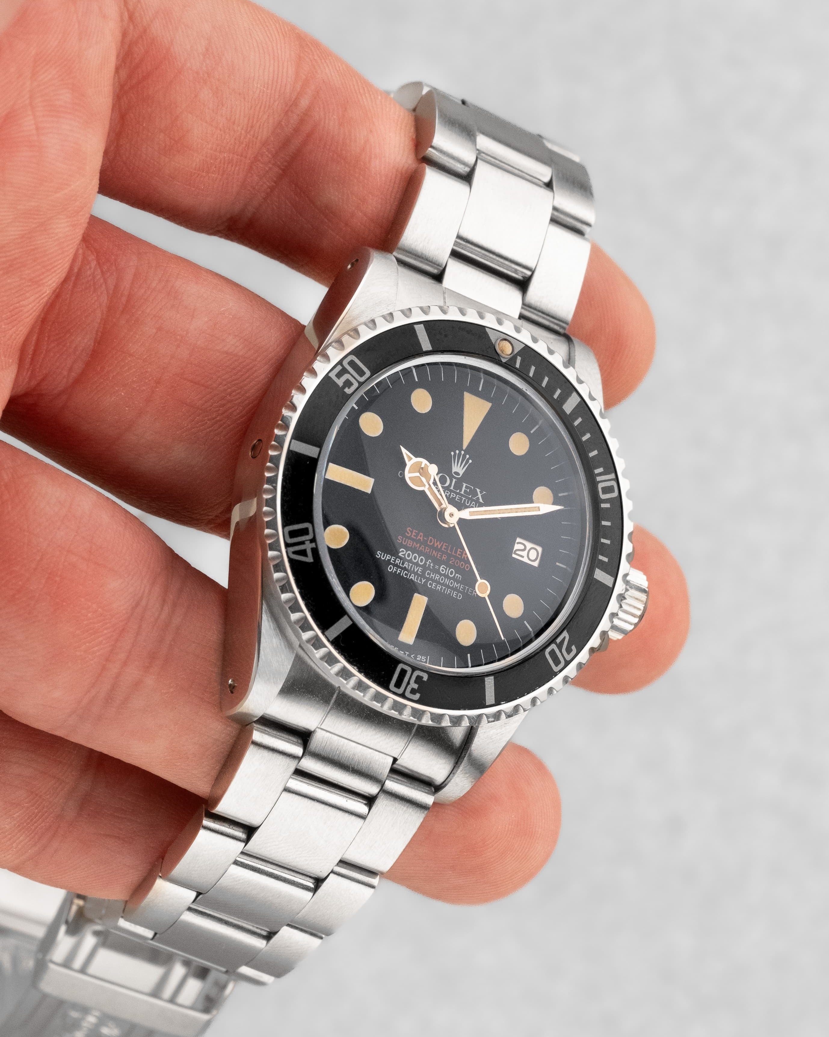 Q91J Superbe Rolex Sea-Dweller 1665 « Double Rouge » Mark IV de 1975 - Overview