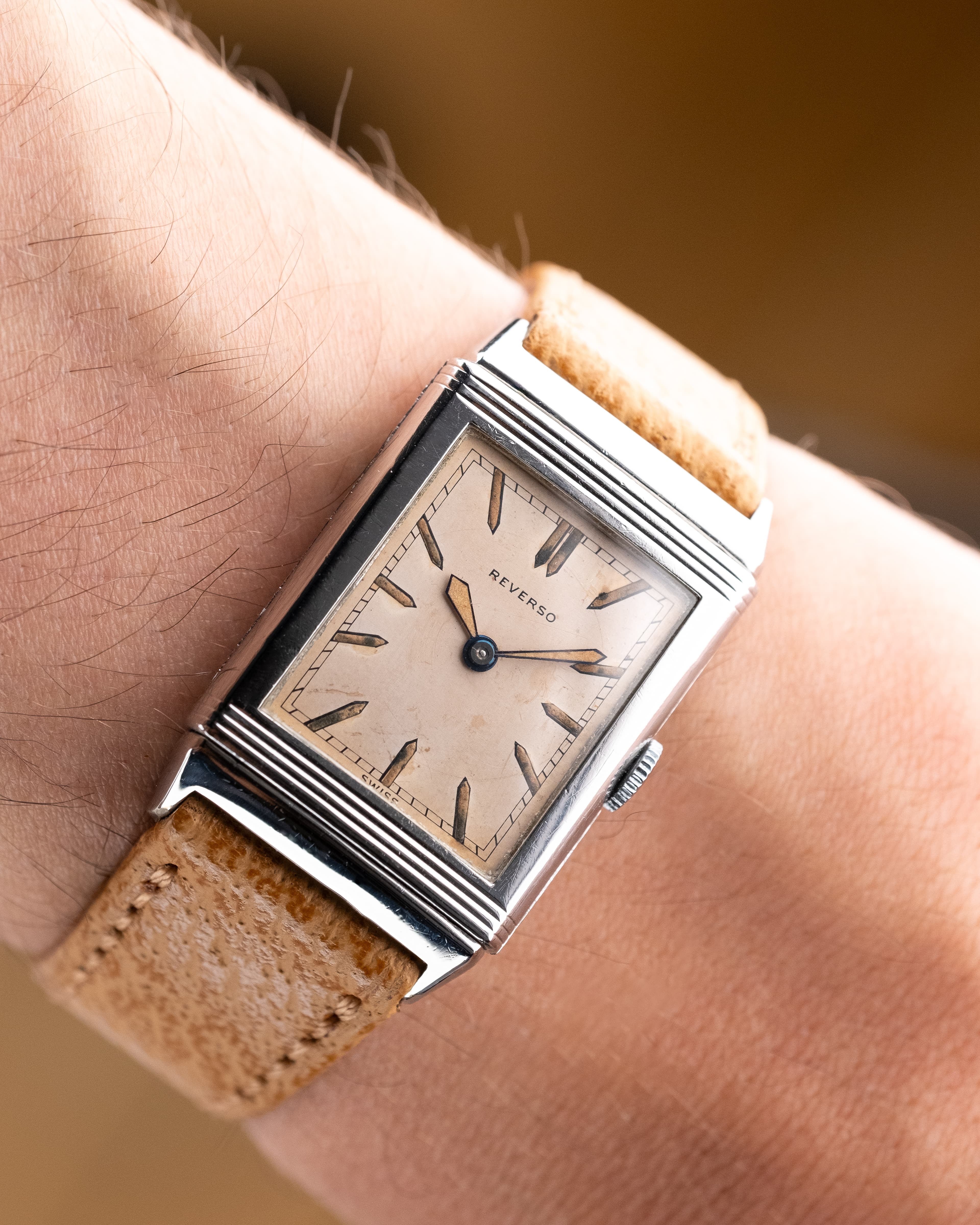 QTYM Rare et Superbe Reverso au Radium de 1932 - Wristshot