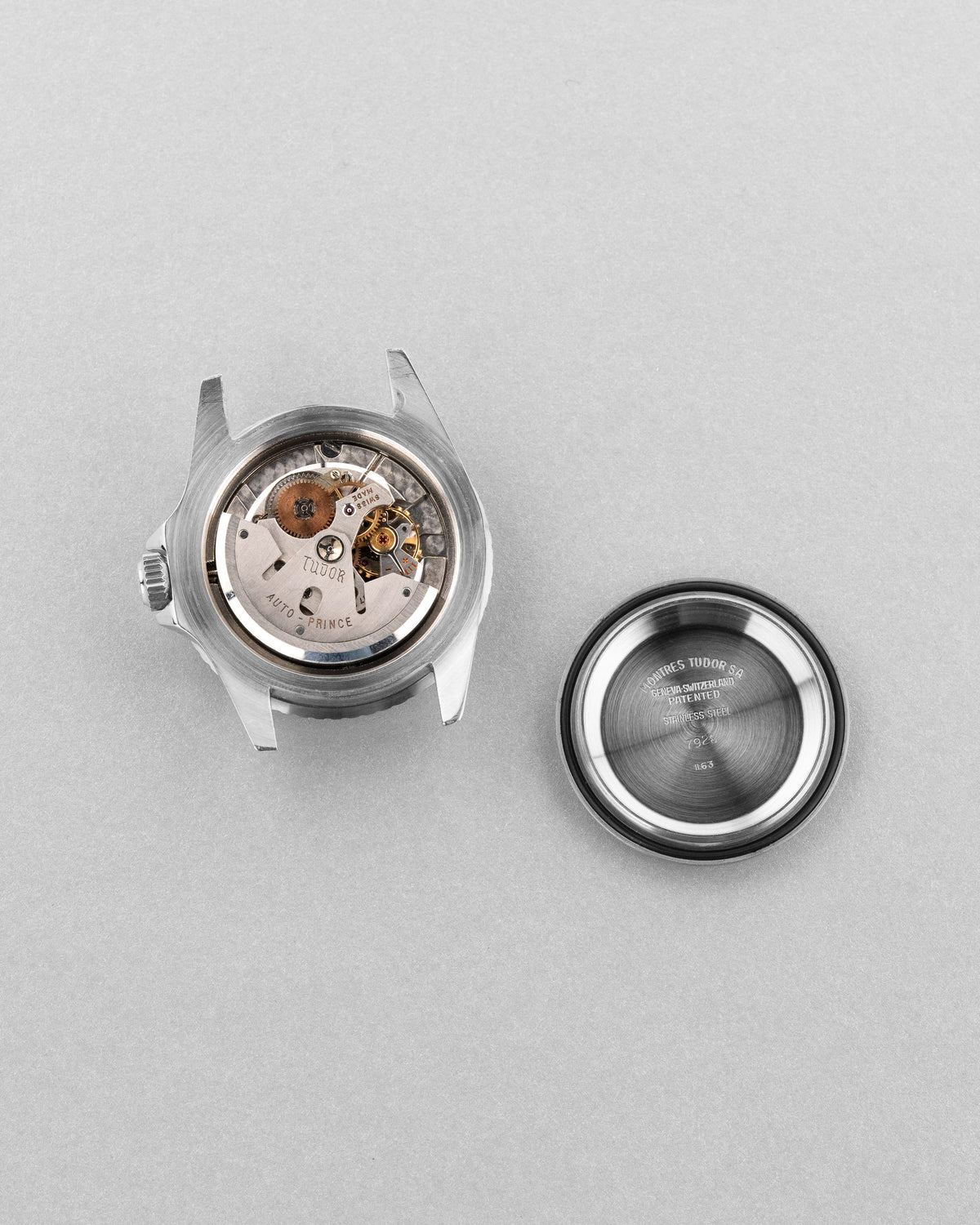 QV6C Superbe Tudor Submariner réf. 7928 Gilt « Mark 3 » de 1963 – Pointed Crown Guards - Movement
