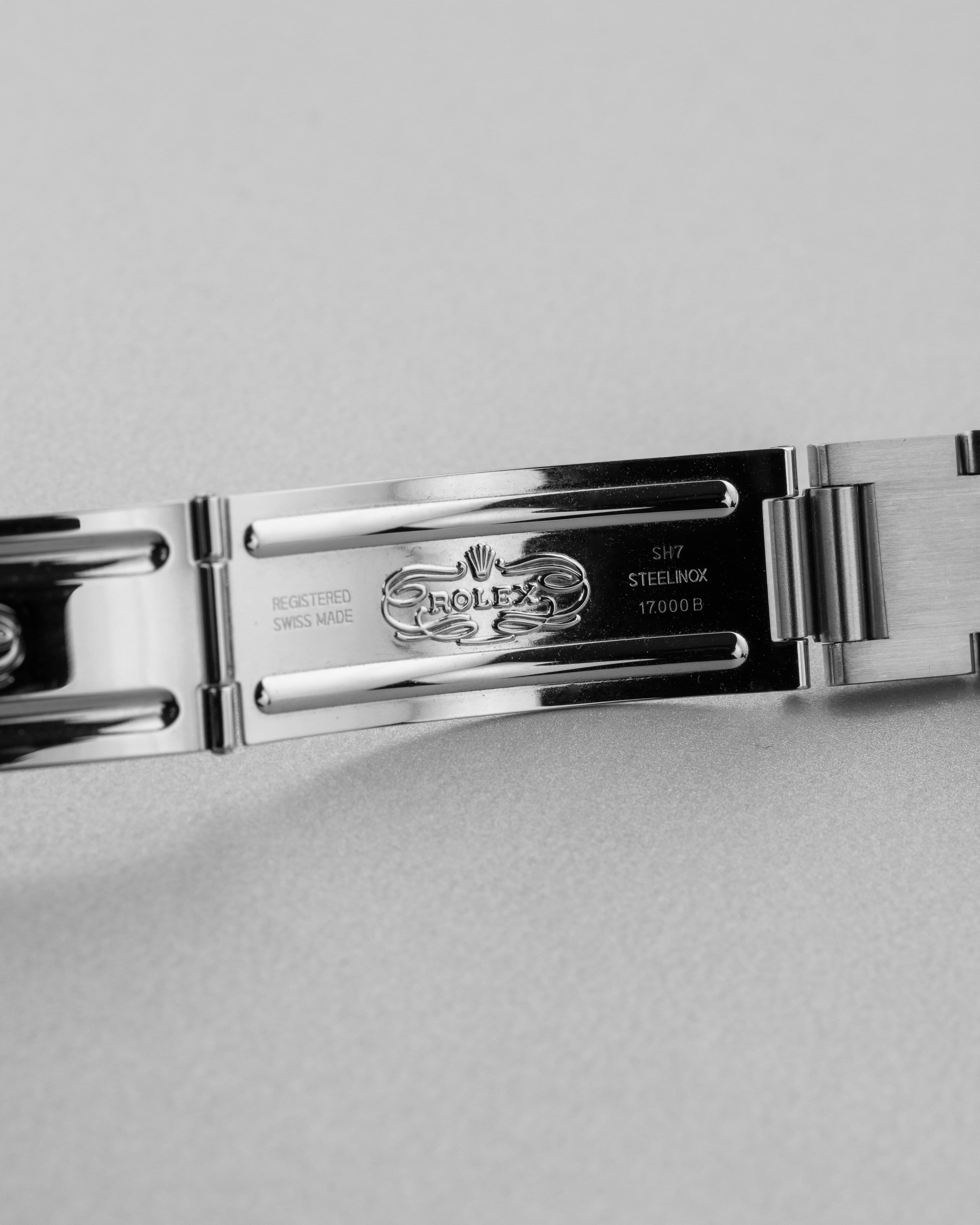 QVEG Superbe Rolex Datejust Oysterquartz réf. 17000 de 1990 – Cadran bleu - Buckle Inside