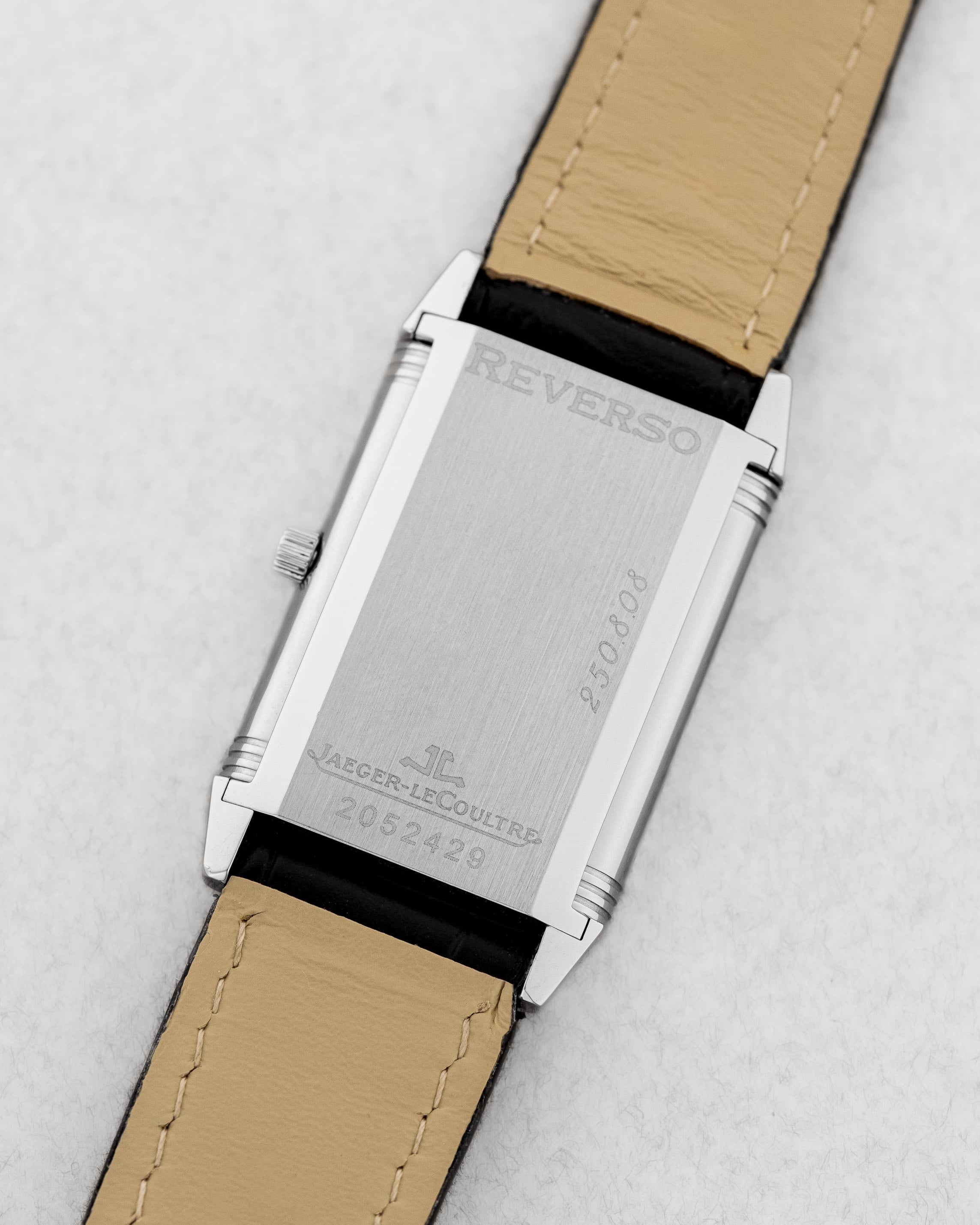 RPNC Jaeger-LeCoultre Reverso « Classique Medium » Quartz en acier, réf. 250.8.08 - Back