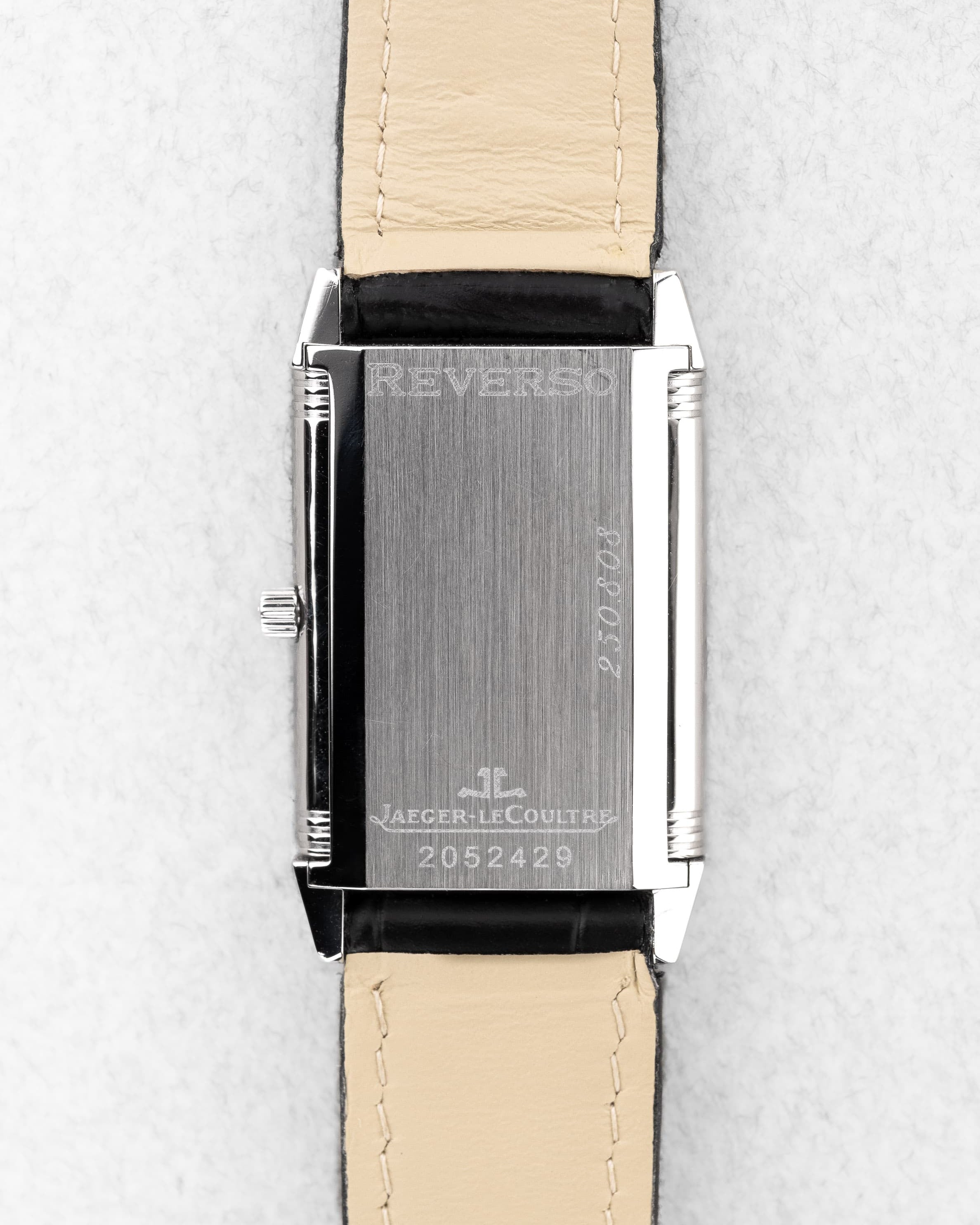 RPNC Jaeger-LeCoultre Reverso « Classique Medium » Quartz en acier, réf. 250.8.08 - Back
