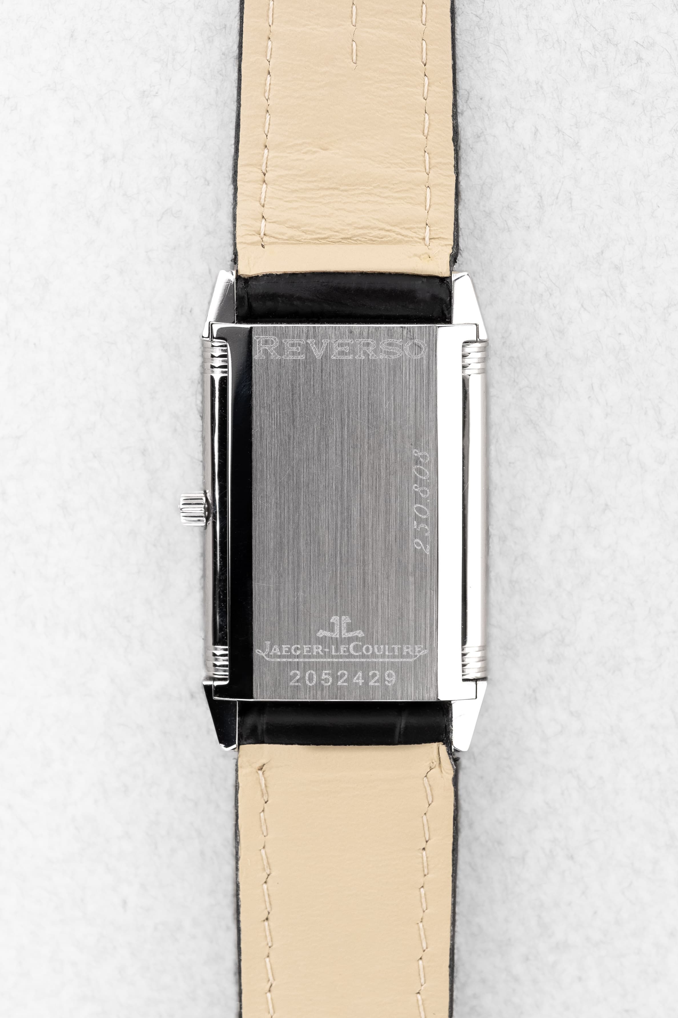 RPNC Jaeger-LeCoultre Reverso « Classique Medium » Quartz en acier, réf. 250.8.08 - Back