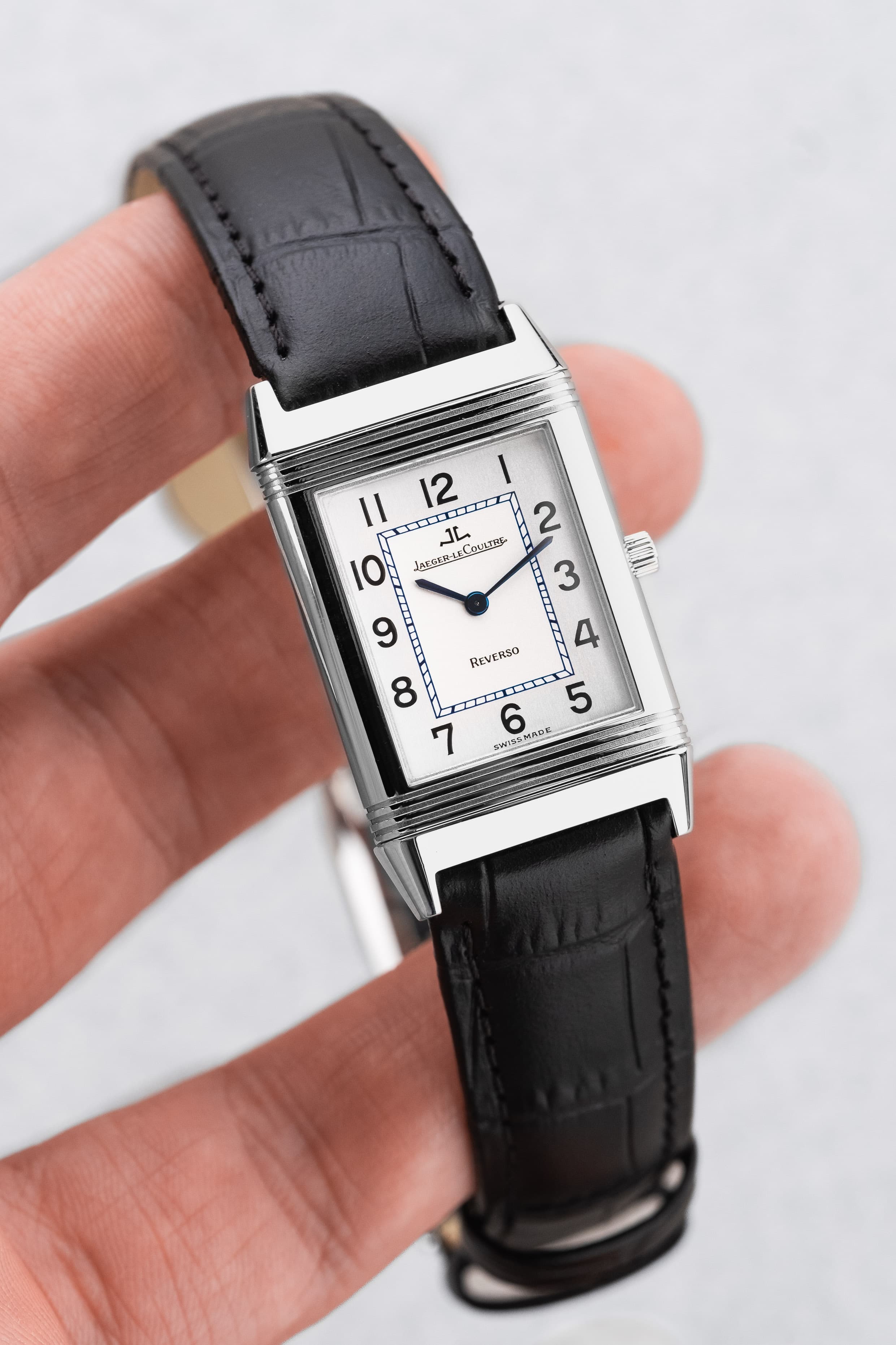 RPNC Jaeger-LeCoultre Reverso « Classique Medium » Quartz en acier, réf. 250.8.08 - Lifestyle