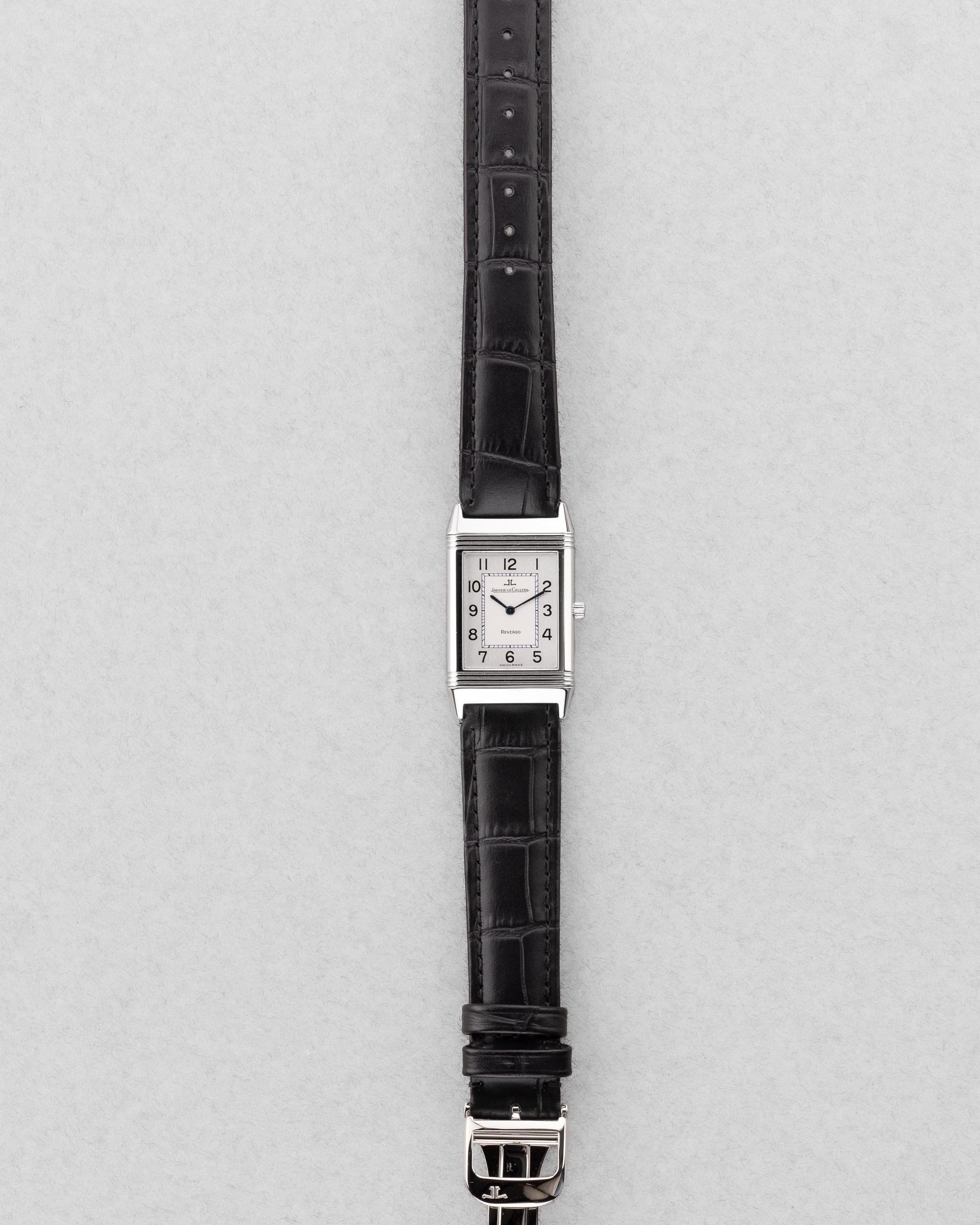 RPNC Jaeger-LeCoultre Reverso « Classique Medium » Quartz en acier, réf. 250.8.08 - Overview