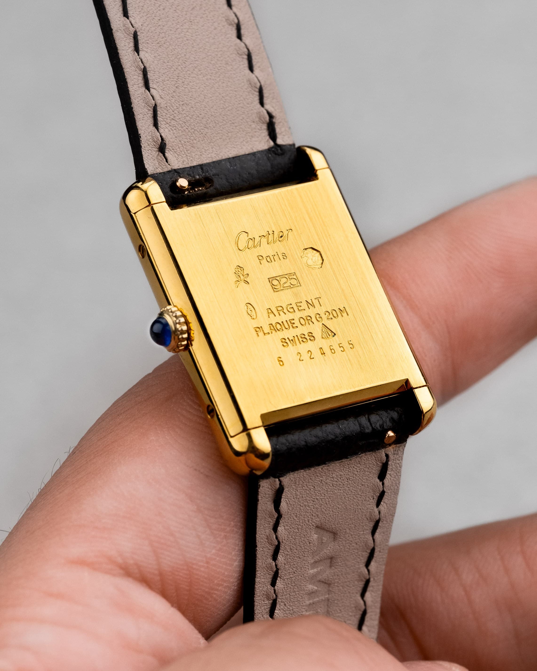 SDUT Cartier Tank Must Mécanique GM 6 « Trinity » - Back
