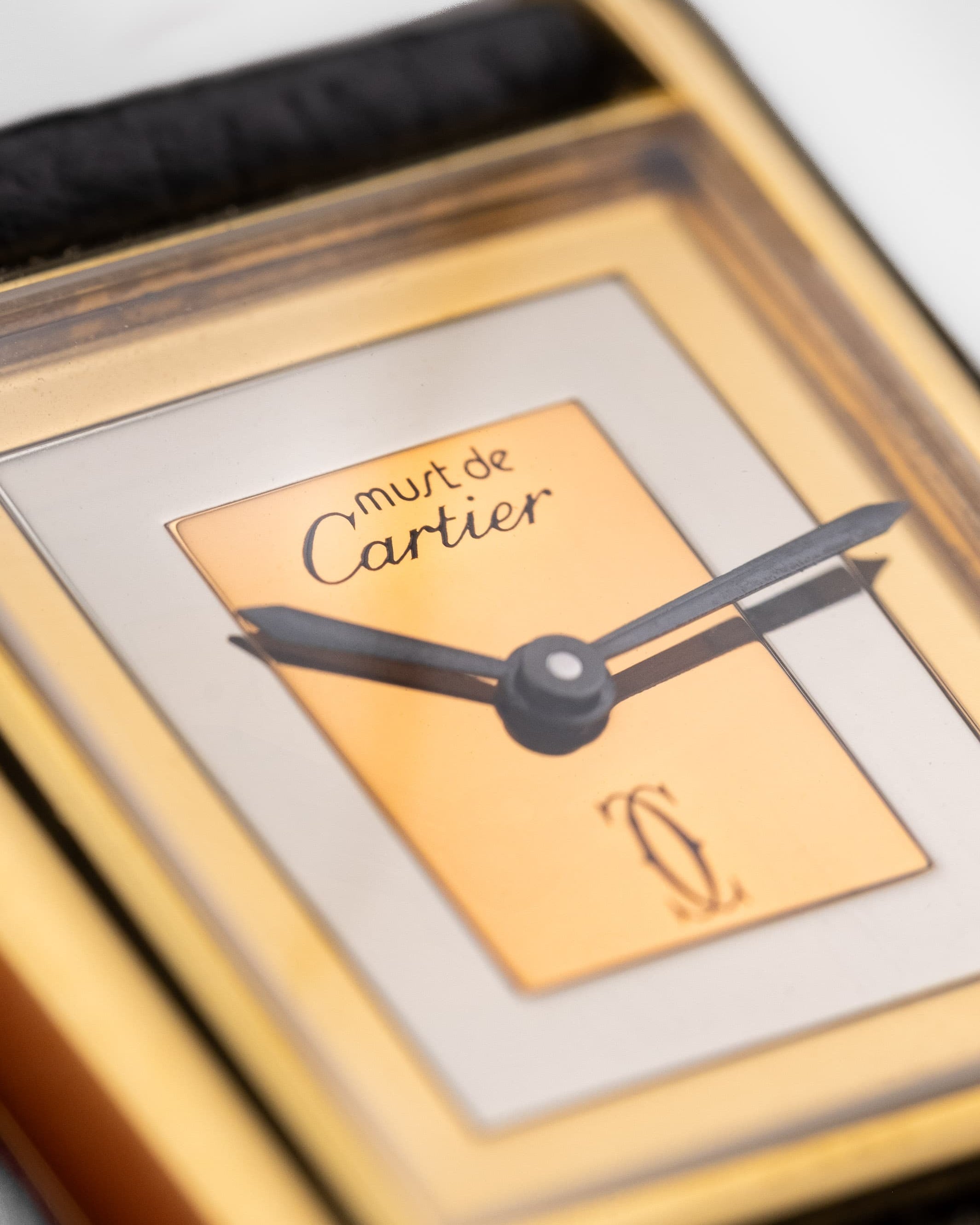 SDUT Cartier Tank Must Mécanique GM 6 « Trinity » - Dial