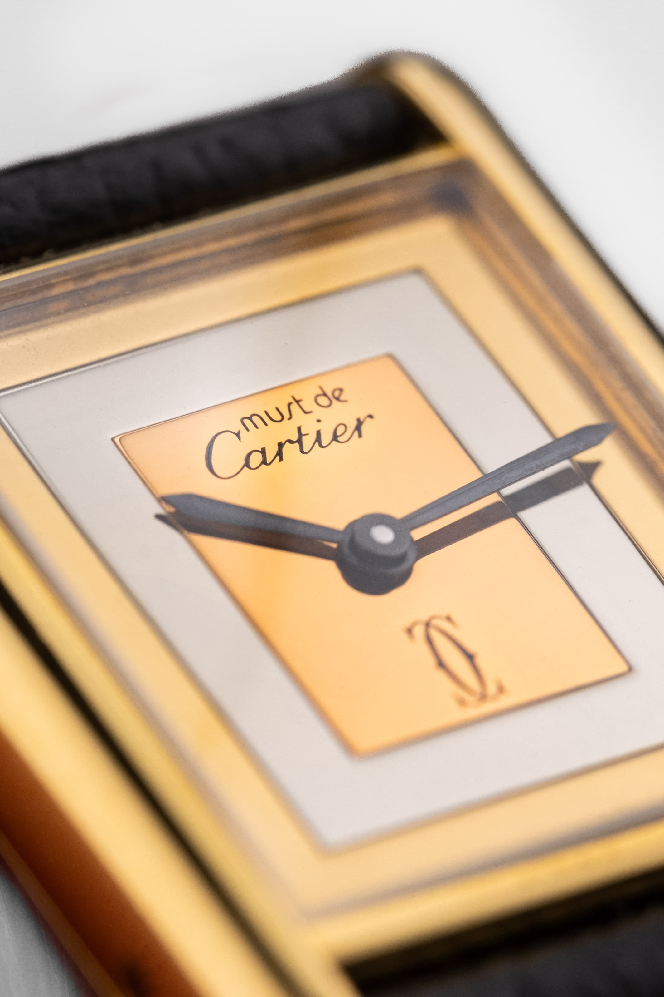 SDUT Cartier Tank Must Mécanique GM 6 « Trinity » - Dial