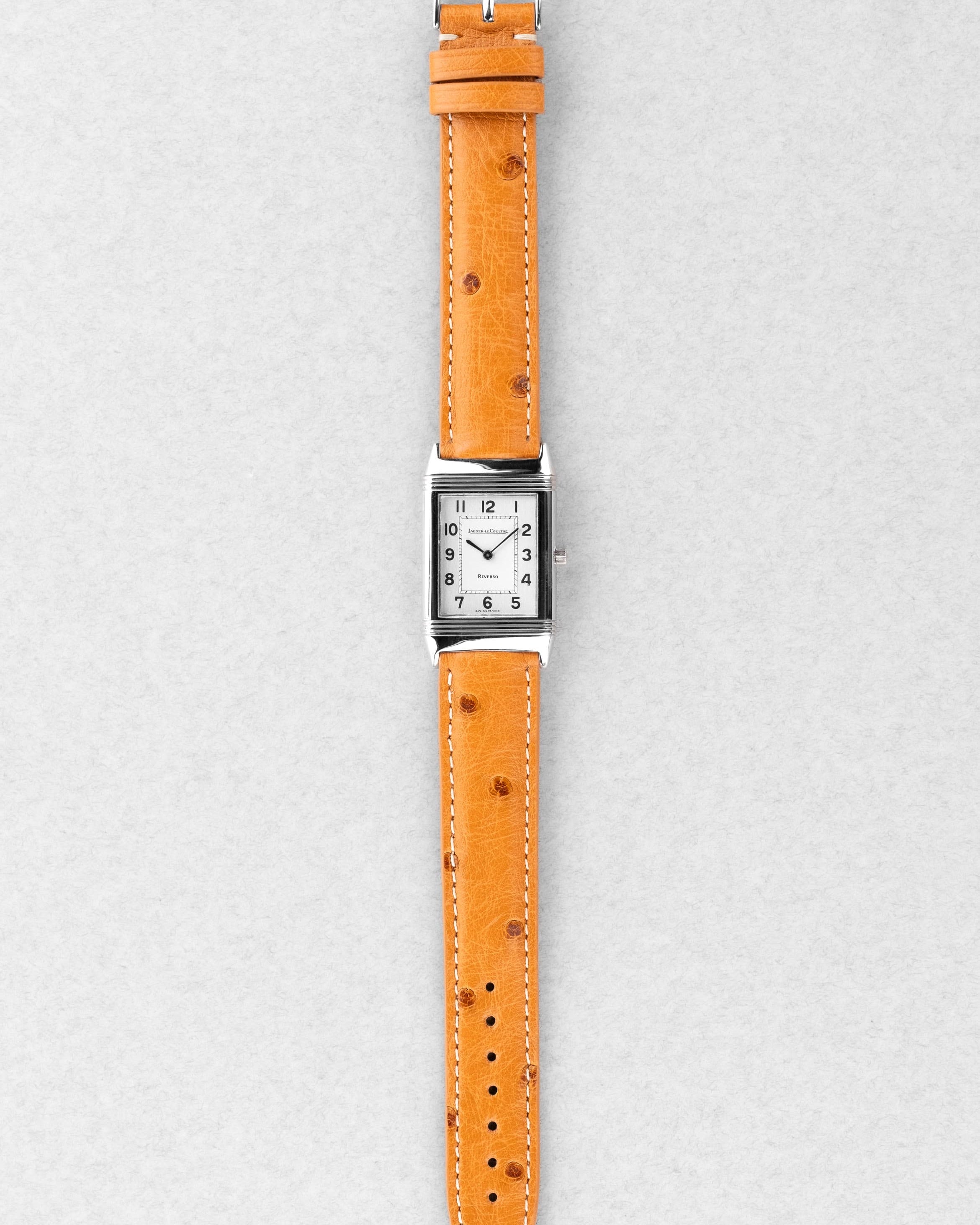 SNY8 Jaeger-LeCoultre Reverso « Classique Medium » mécanique en acier, réf. 250.8.86, circa 1990 - Overview