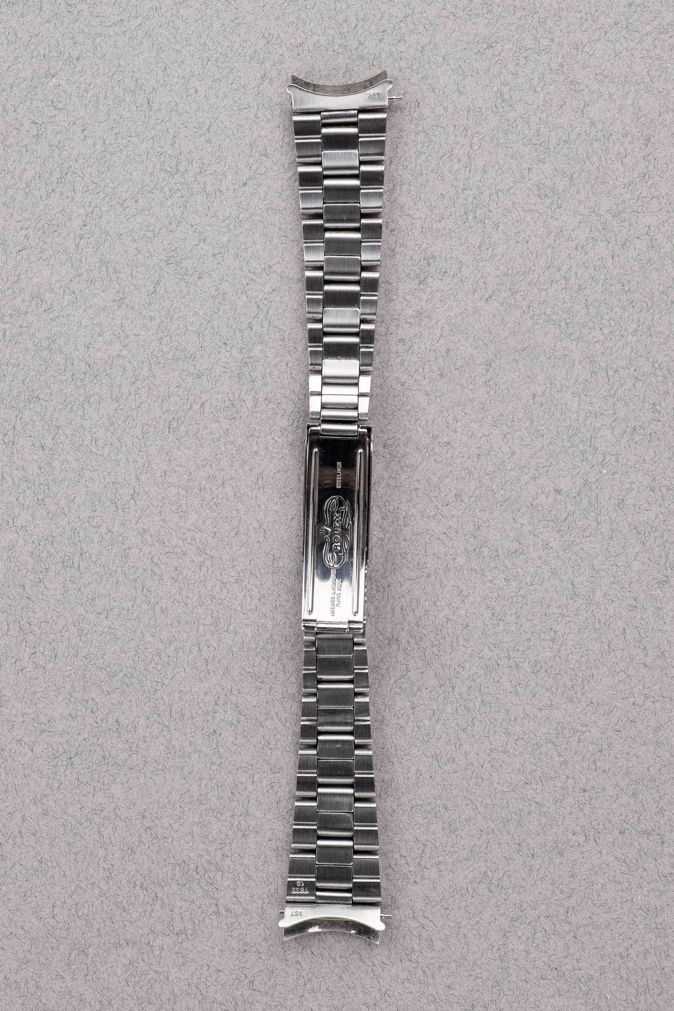 TLKU Rolex Oyster Precision 6426 « Linen Dial » de 1972 - Bracelet Back