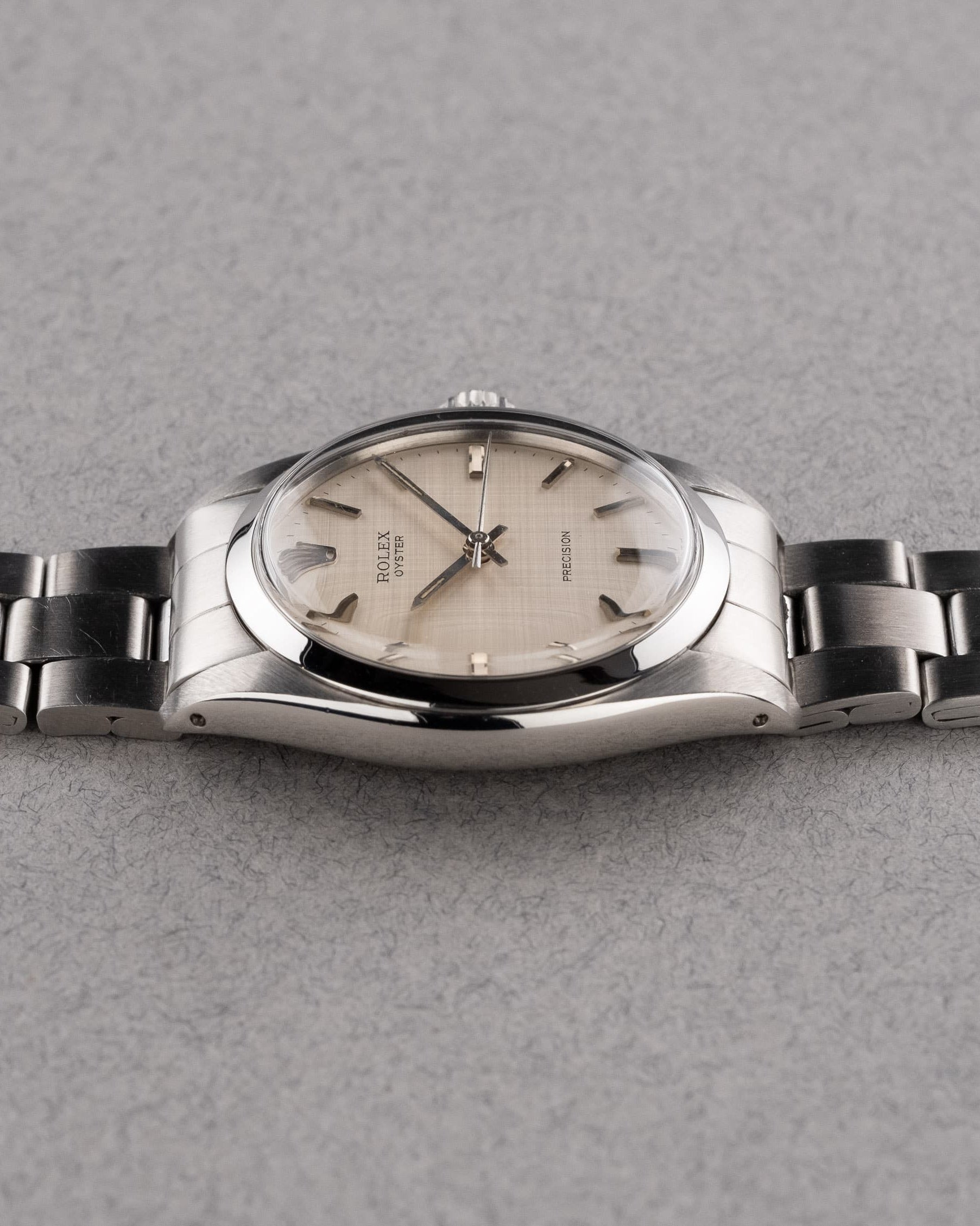 TLKU Rolex Oyster Precision 6426 « Linen Dial » de 1972 - Left side