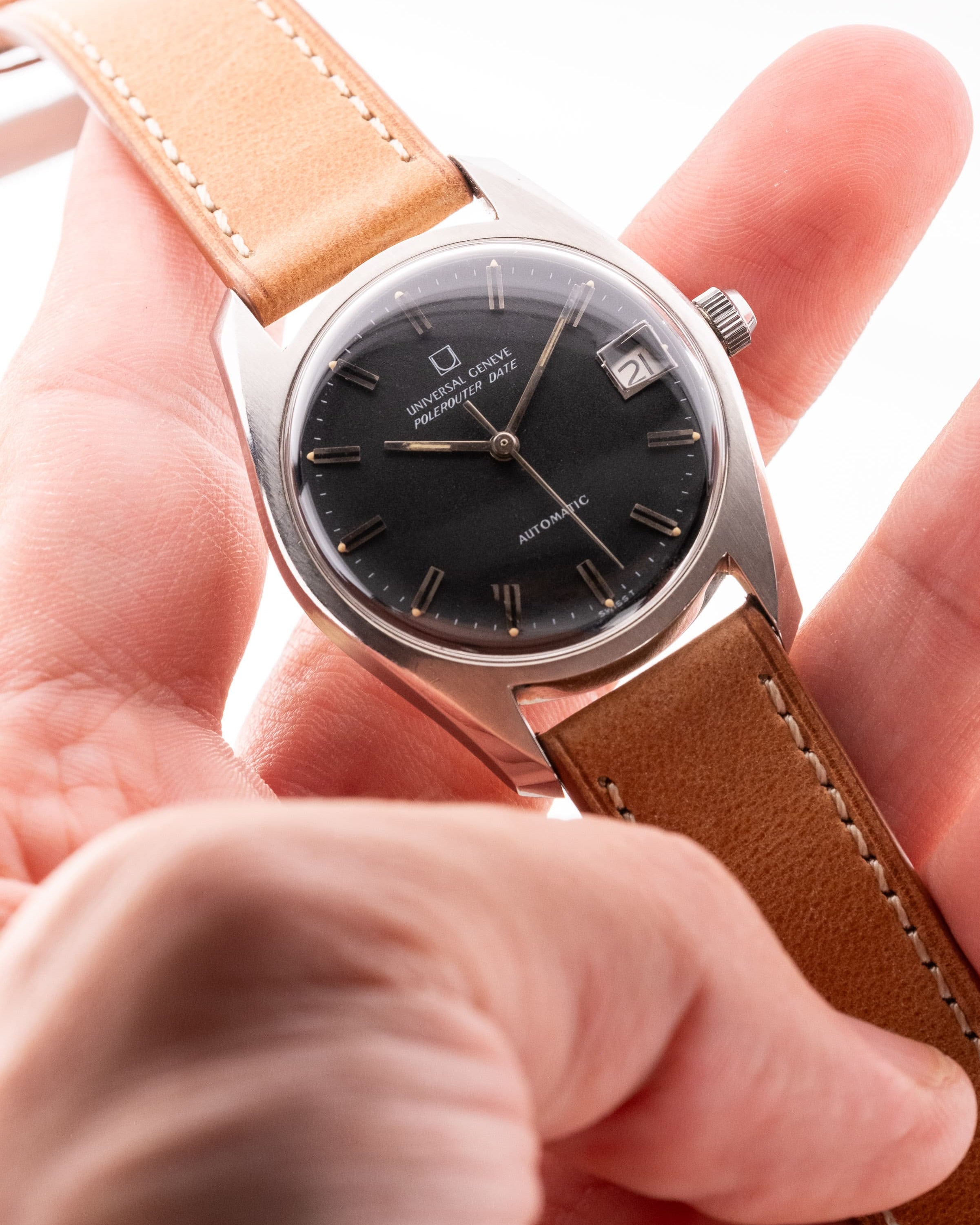 UQWJ Universal Genève Polerouter Date Micro-Rotor réf. 869115/06 de 1966-1967 - Lifestyle