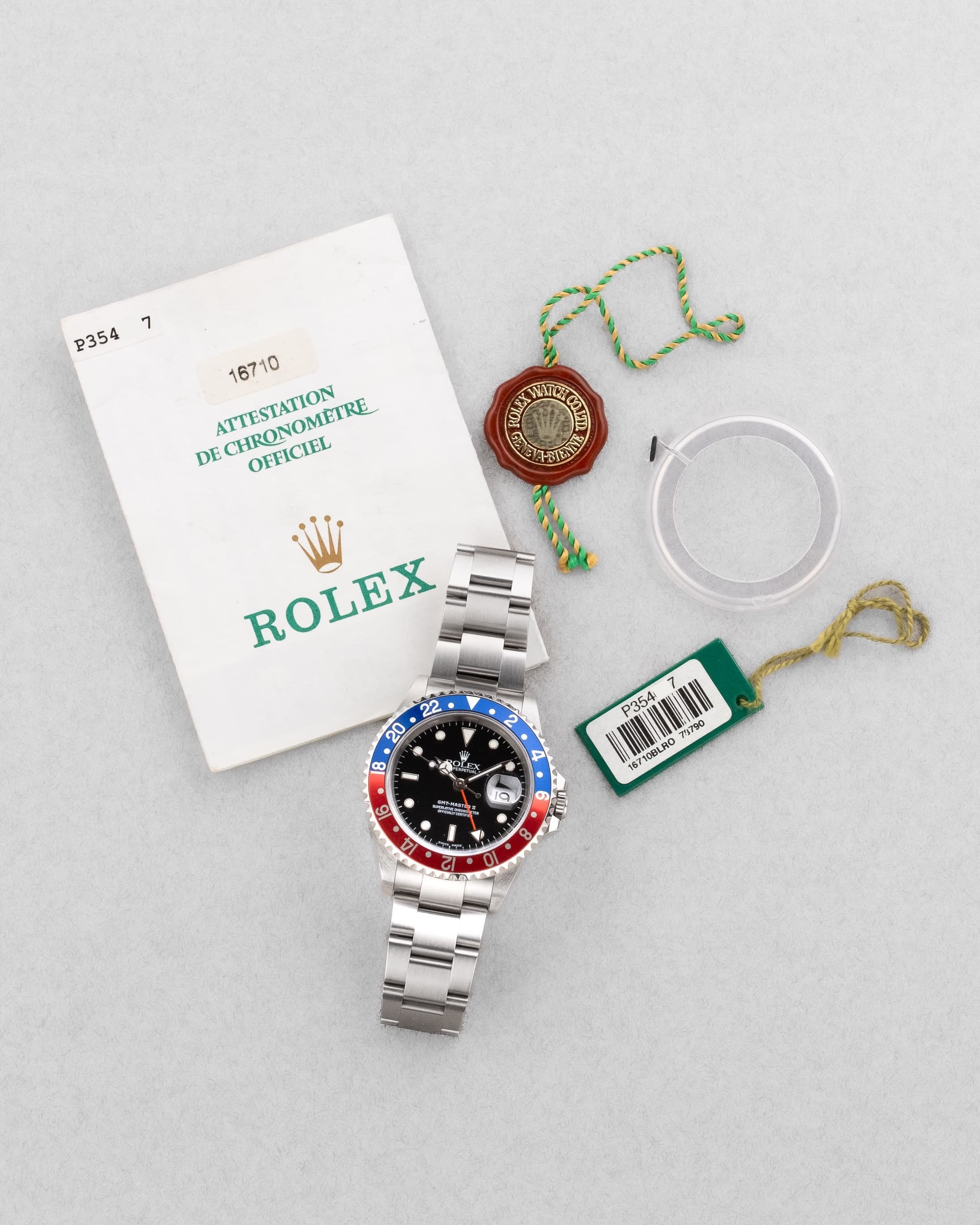UXPY Rolex GMT-Master II réf. 16710 « Pepsi » de 2000-2001 – Parfaite et Full Set - Set