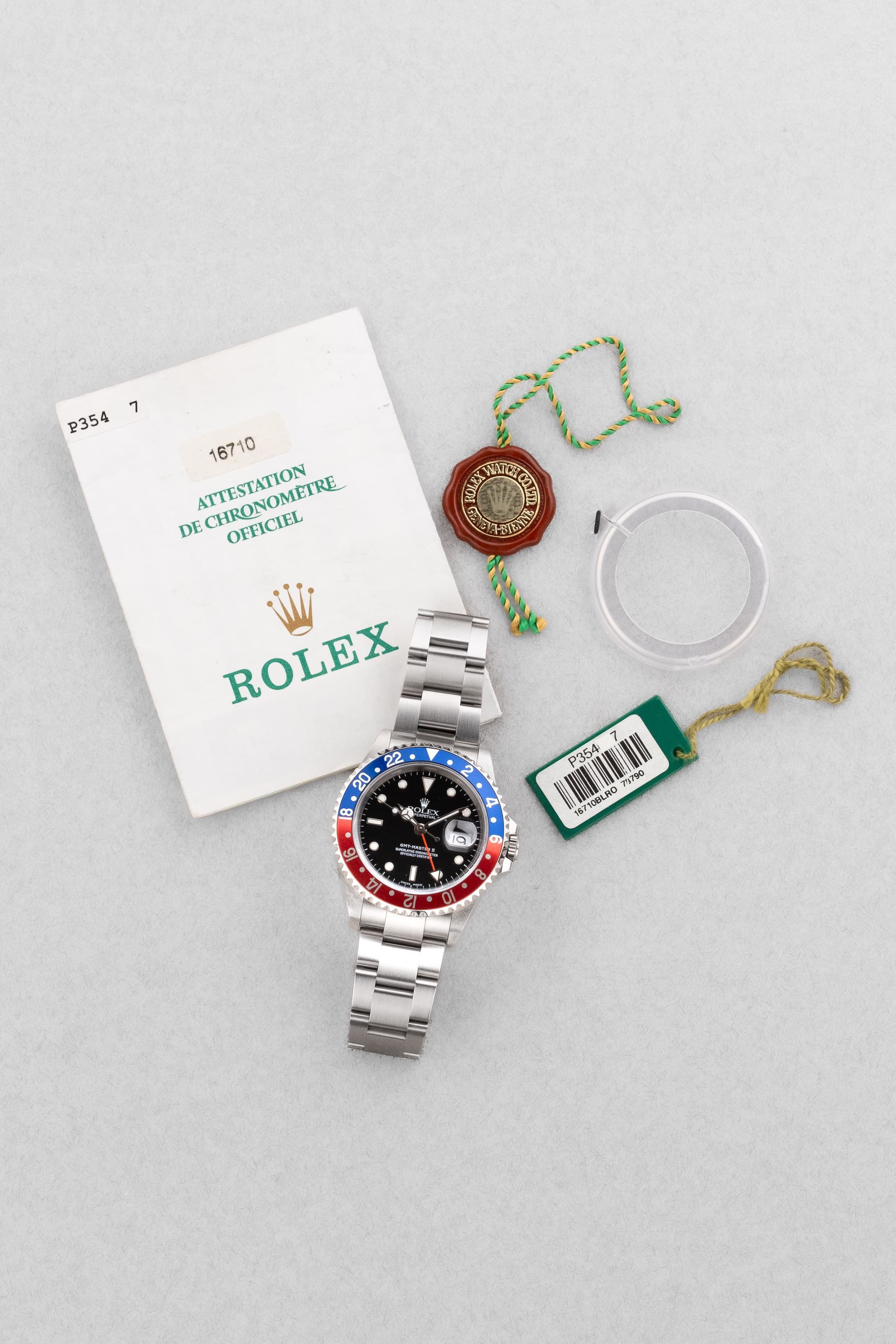 UXPY Rolex GMT-Master II réf. 16710 « Pepsi » de 2000-2001 – Parfaite et Full Set - Set