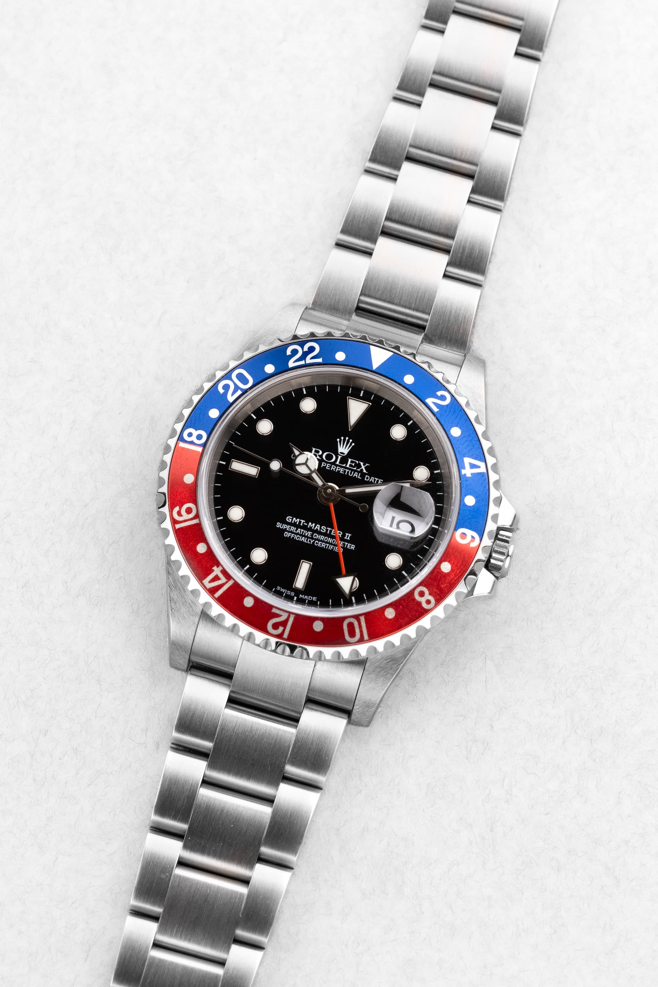 UXPY Rolex GMT-Master II réf. 16710 « Pepsi » de 2000-2001 – Parfaite et Full Set - Three Quarters