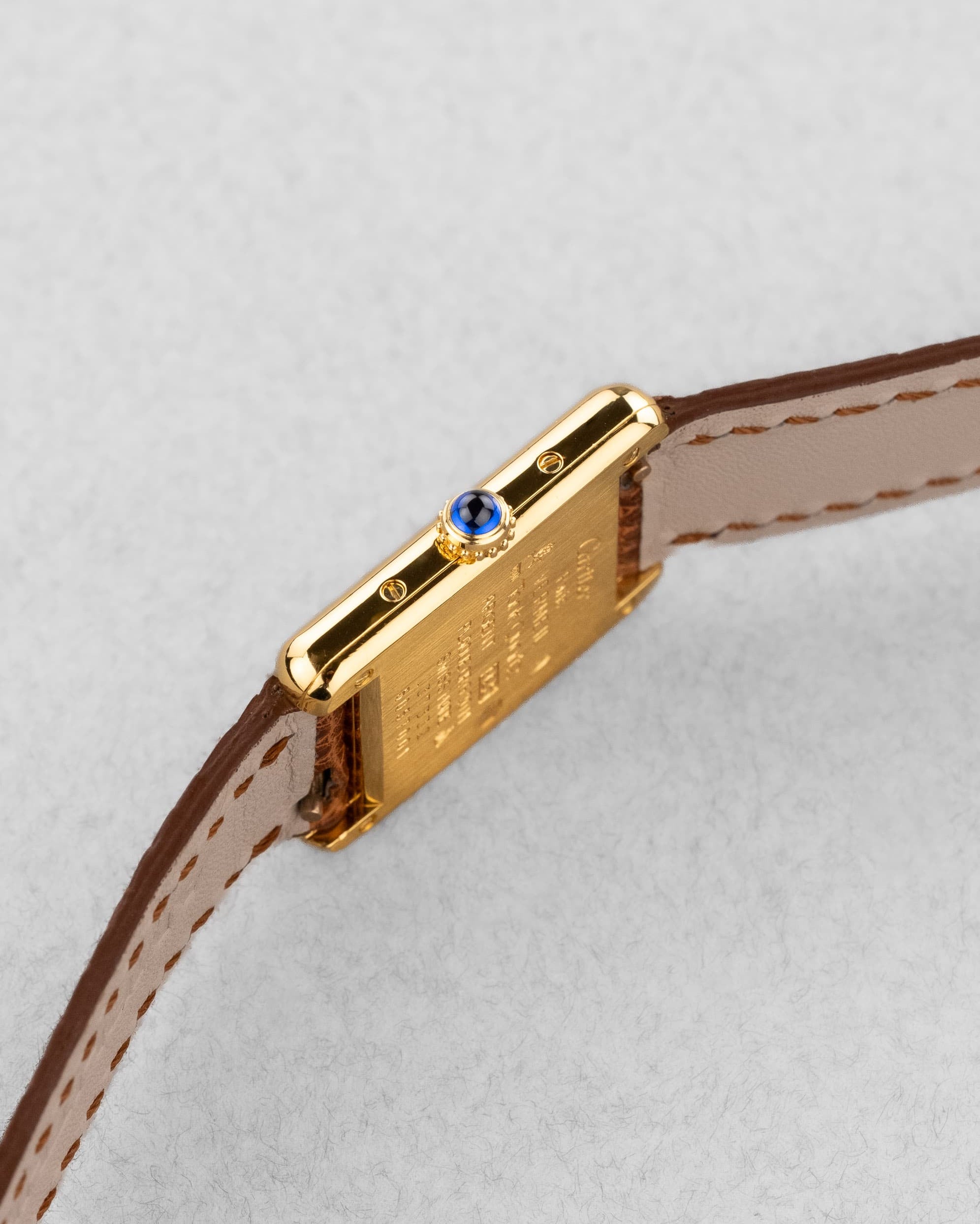 VF5Q Cartier Tank Must Quartz Lady « White Roman Columns » - Right side