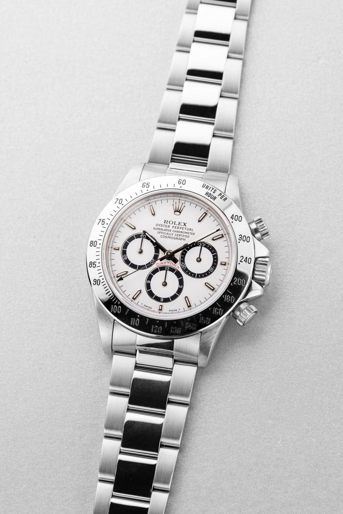 VHKU Rolex Cosmograph Daytona「Zenith」型號 16520 白色字盤,1993-1994 年——Full Set - 四分之三視角