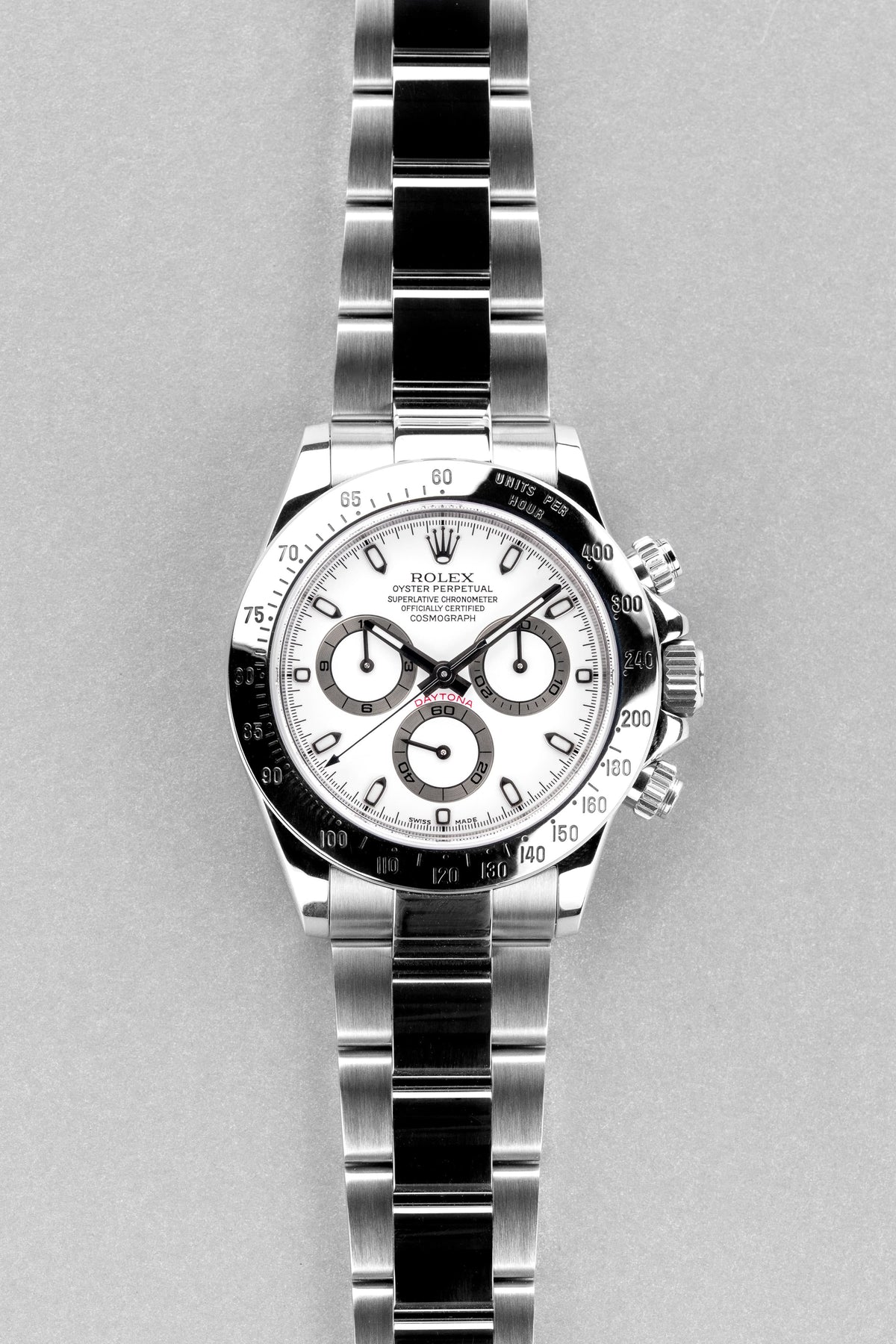 VJLY 2004 Rolex Cosmograph Daytona Ref. 116520 – White Dial - Front
